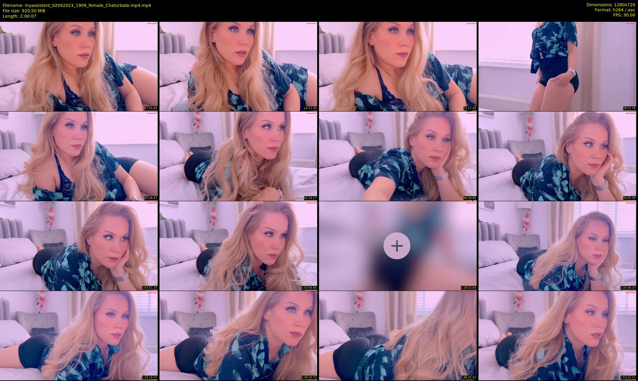 myassistant — 121 minute Chaturbate female cam show recording, 720p, Apr 2, 2023