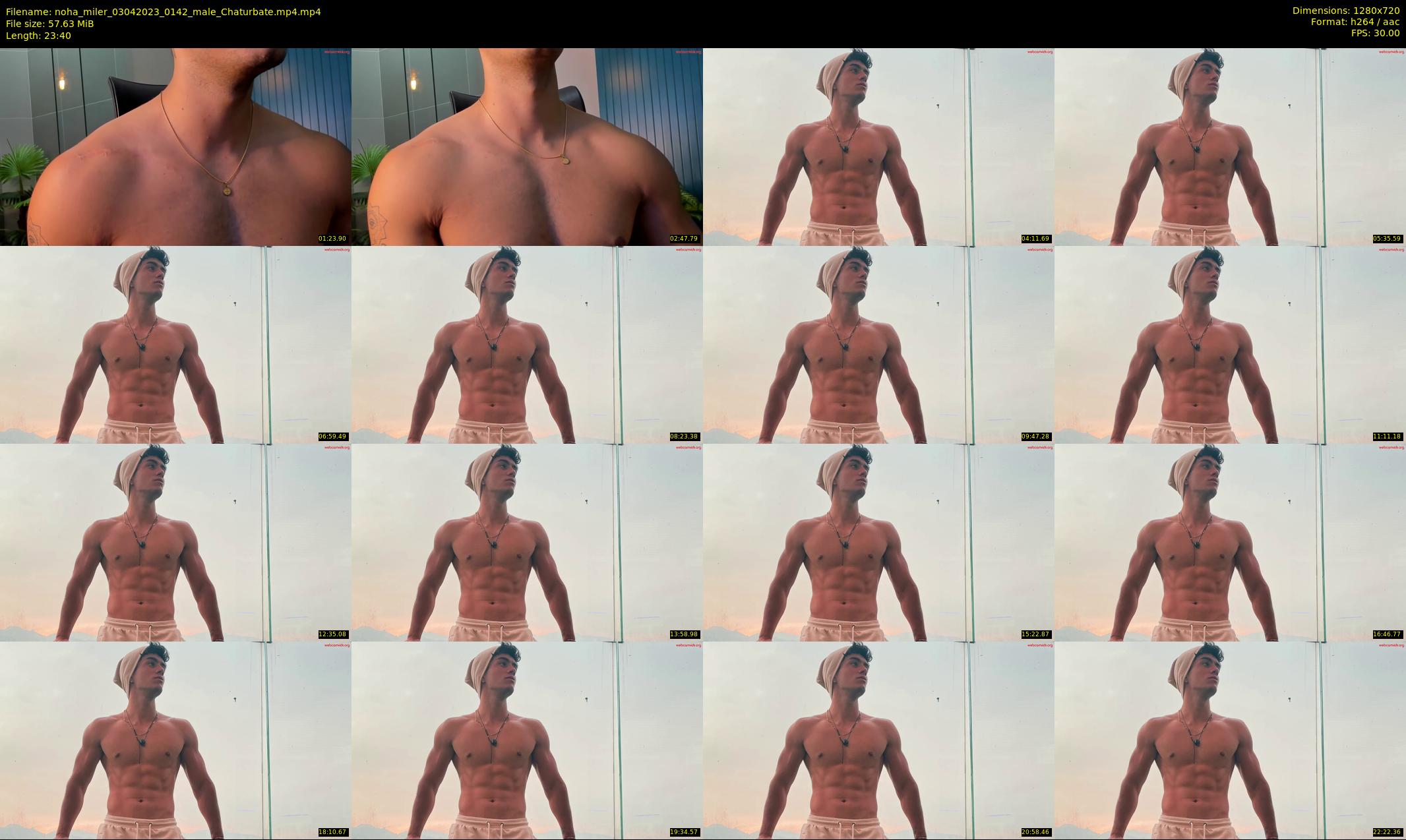 noha_miler — 24 minute Chaturbate male cam show recording, 720p, Apr 3, 2023