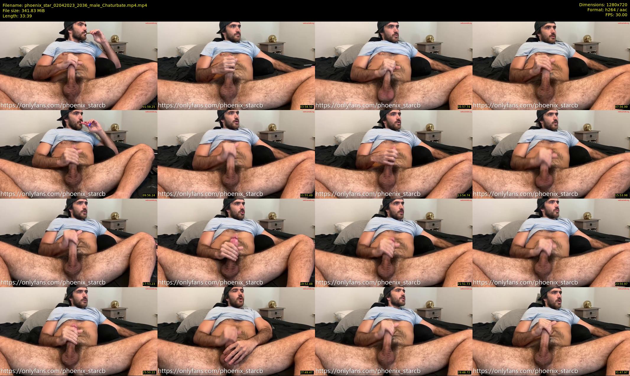 phoenix_star — 34 minute Chaturbate male cam show recording, 720p, Apr 2, 2023