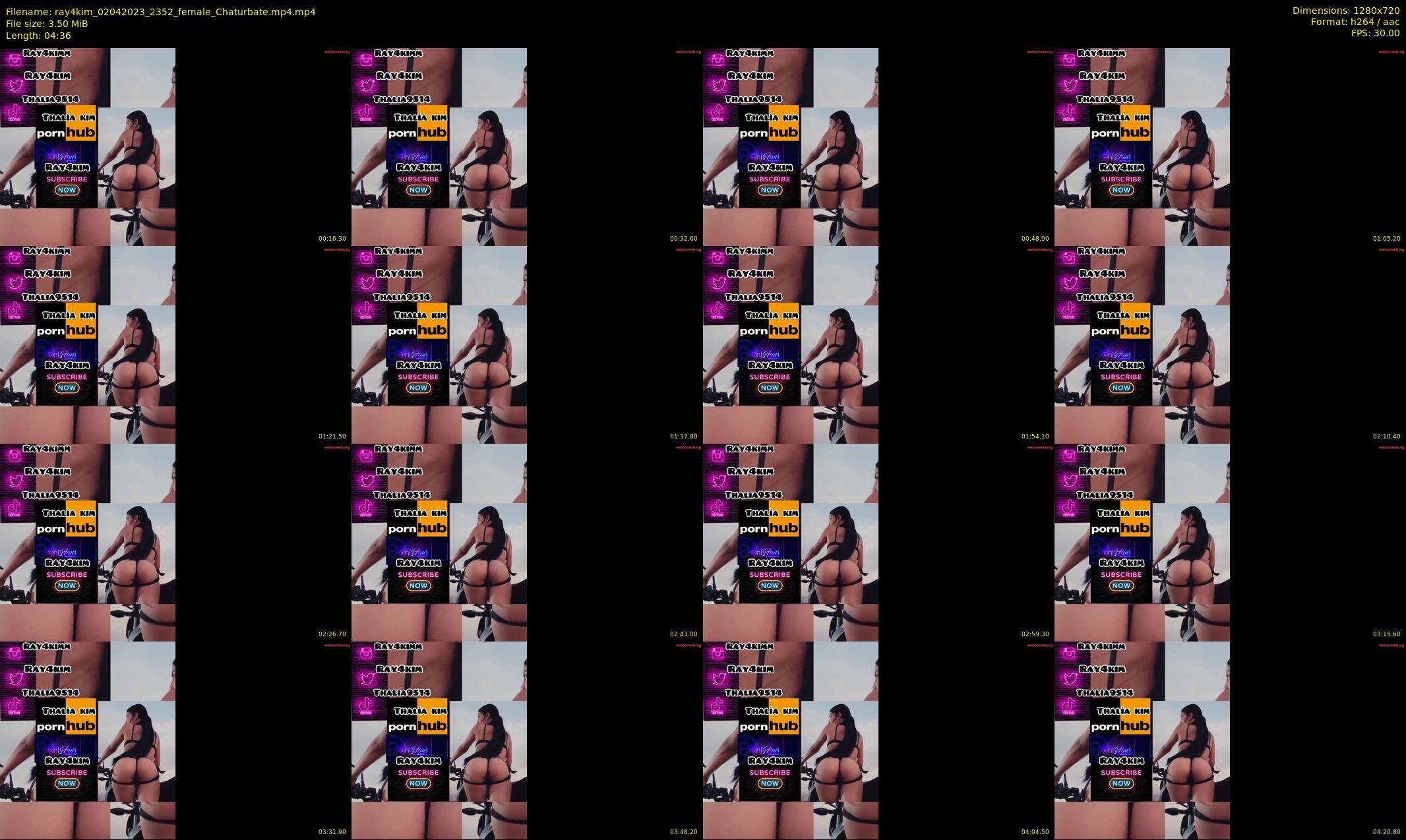 ray4kim — 5 minute Chaturbate couple cam show recording, 720p, Apr 2, 2023