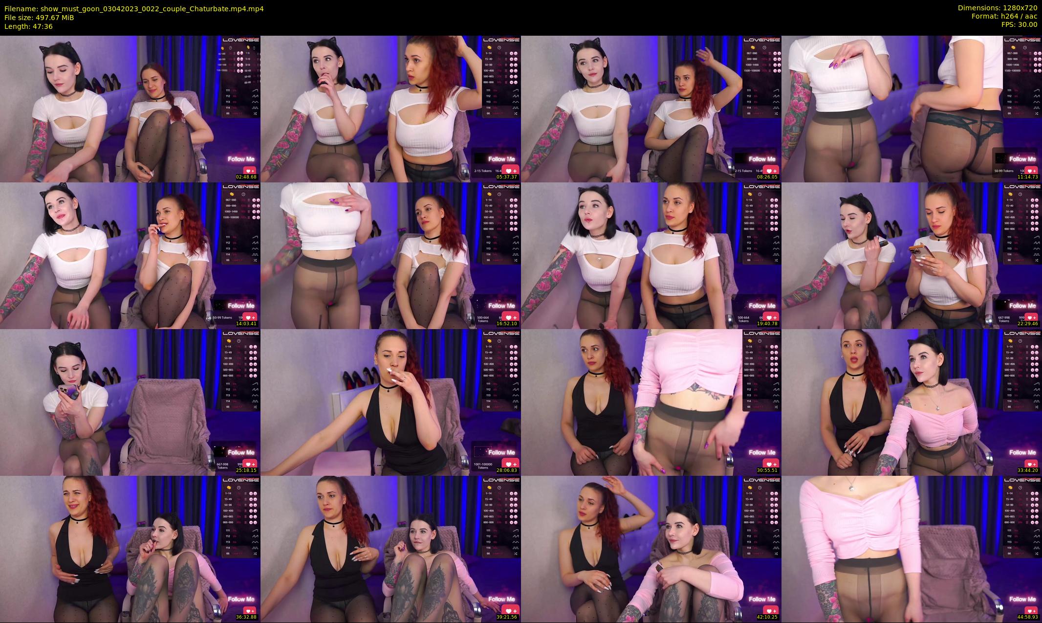 show_must_goon — 48 minute Chaturbate female cam show recording, 720p, Apr 3, 2023