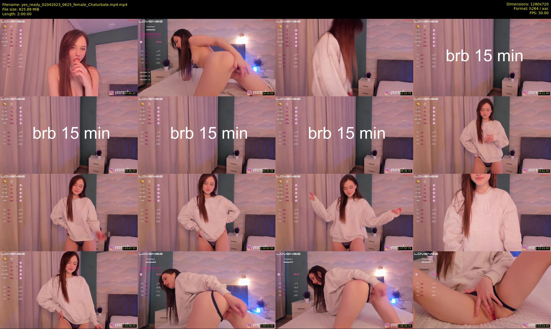 yes_ready — 120 minute Chaturbate female cam show recording, 720p, Apr 2, 2023