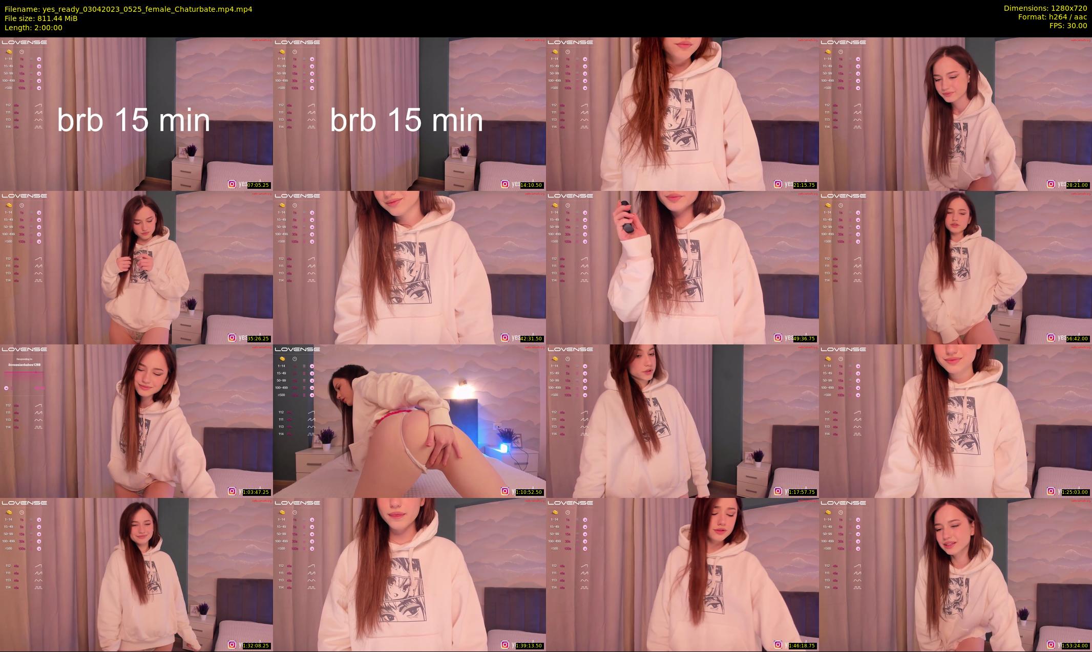 yes_ready — 120 minute Chaturbate female cam show recording, 720p, Apr 3, 2023