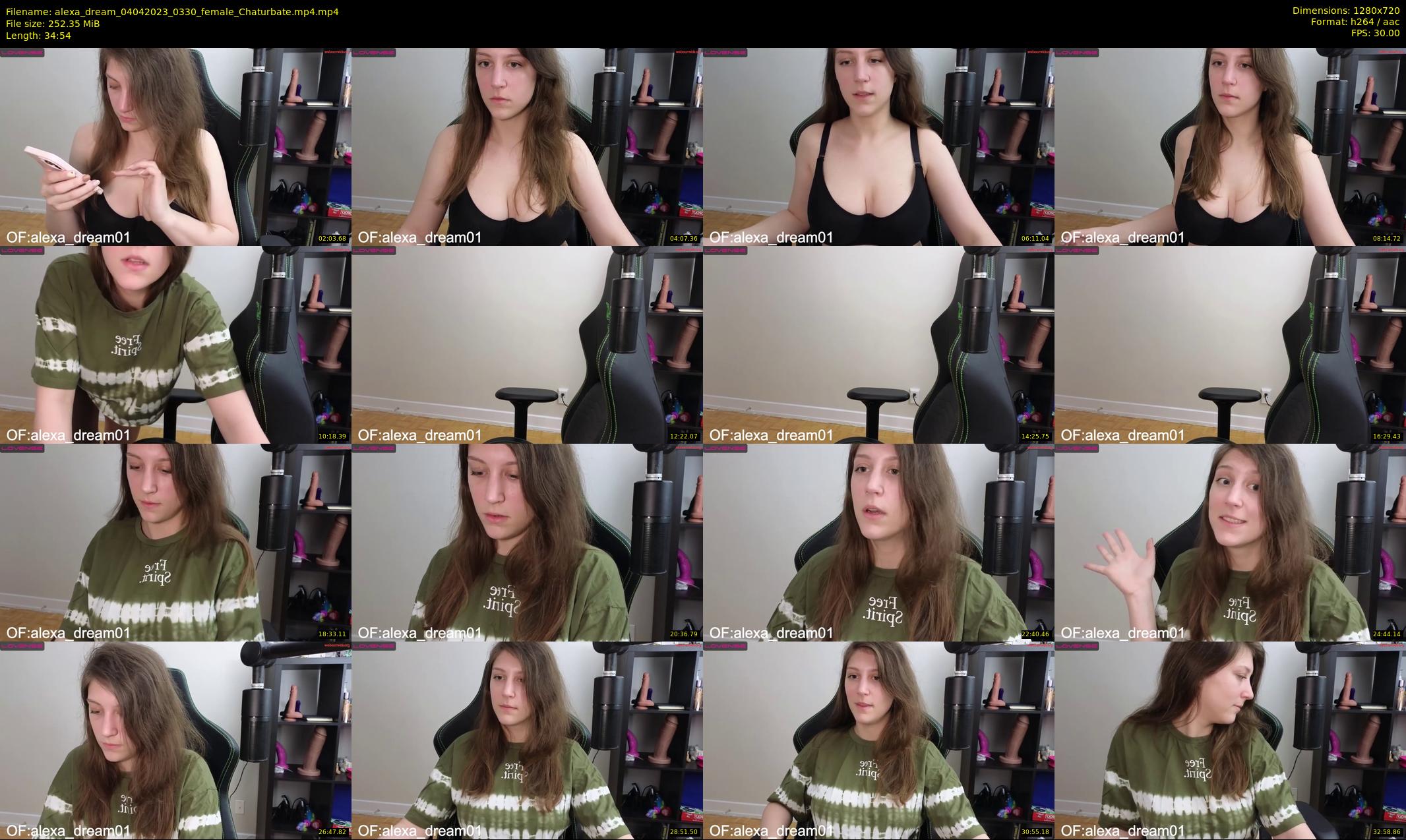 alexa_dream — 35 minute Chaturbate female cam show recording, 720p, Apr 4, 2023