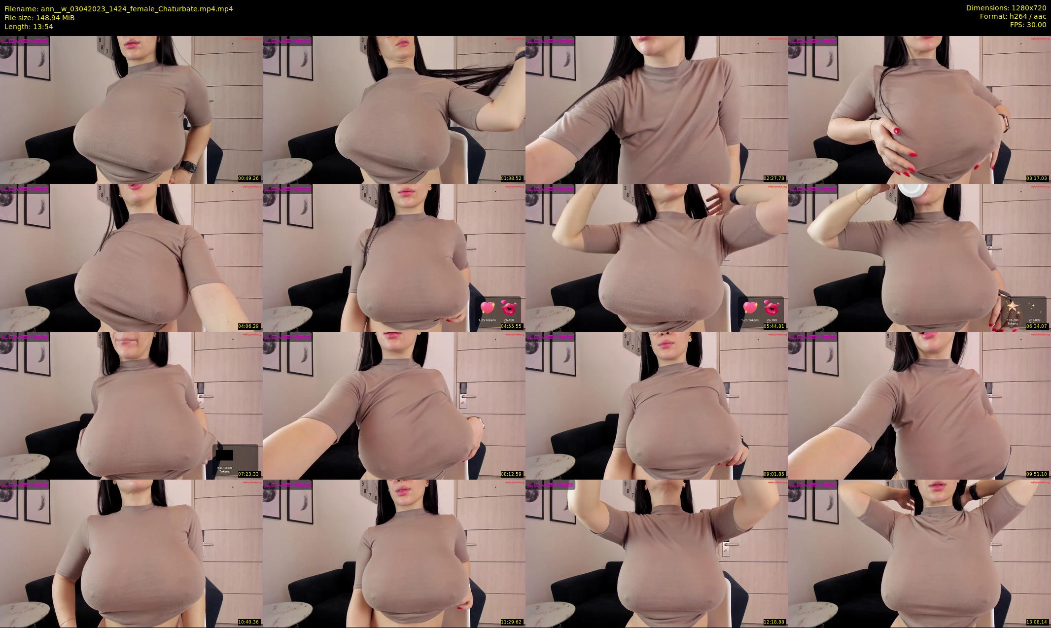 ann__w — 14 minute Chaturbate female cam show recording, 720p, Apr 3, 2023