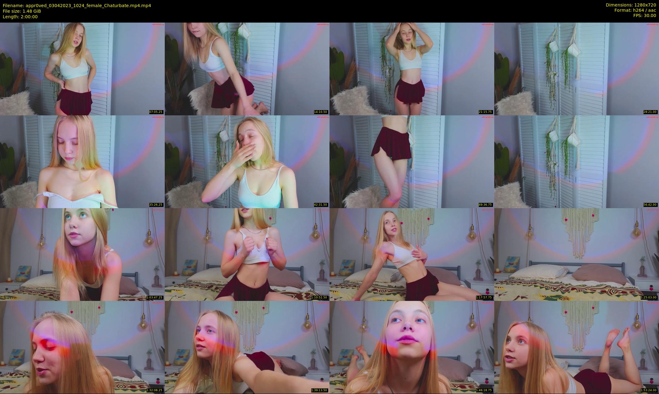 appr0ved — 120 minute Chaturbate female cam show recording, 720p, Apr 3, 2023