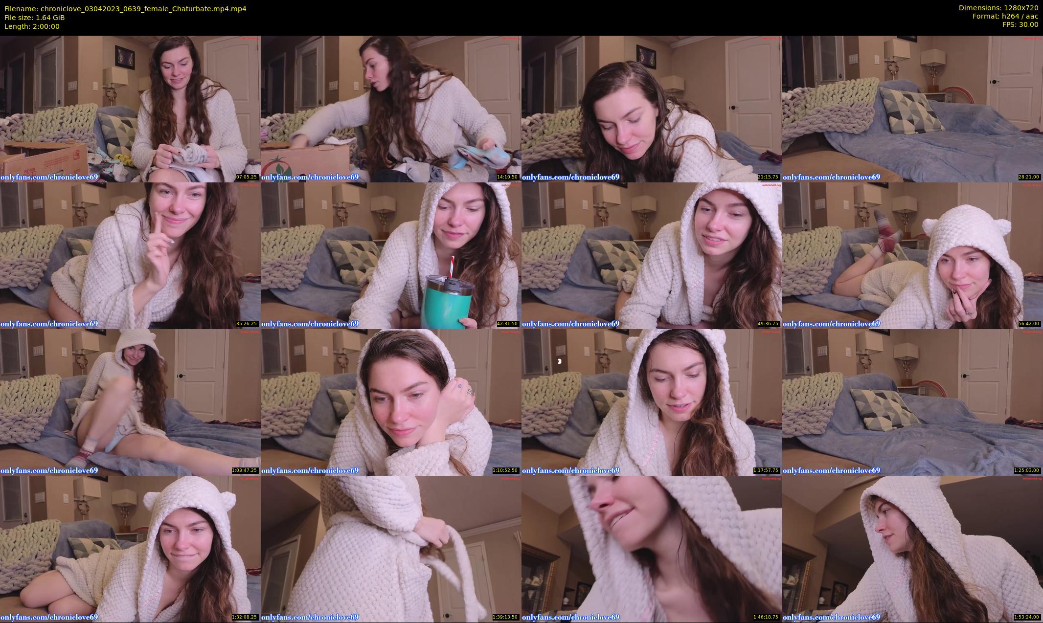 chroniclove — 120 minute Chaturbate female cam show recording, 720p, Apr 3, 2023