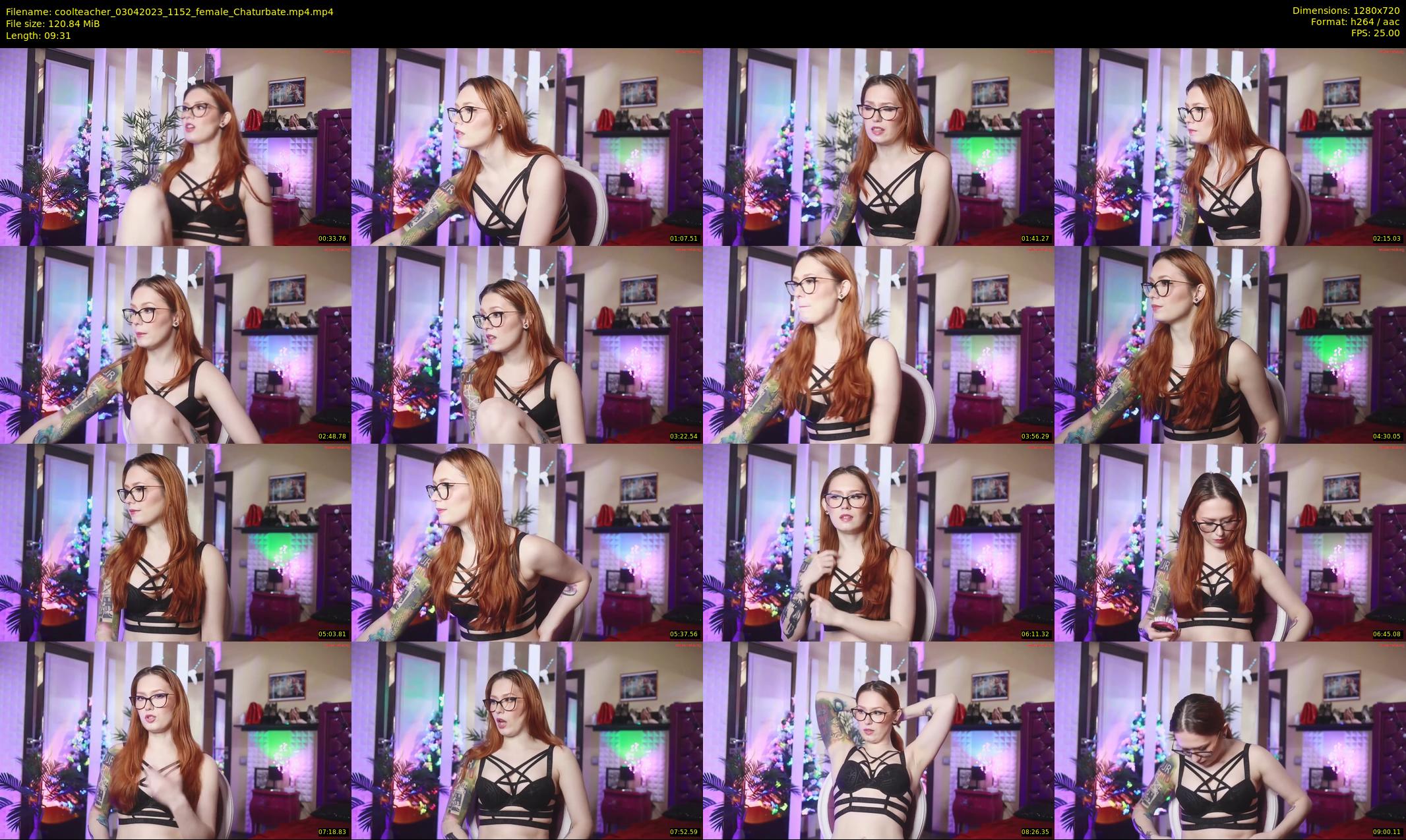 coolteacher — 10 minute Chaturbate female cam show recording, 720p, Apr 3, 2023