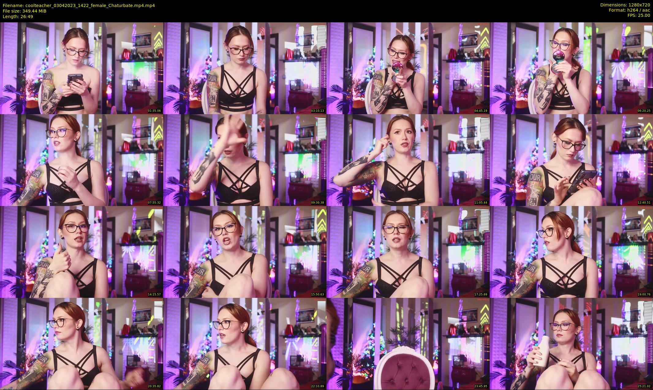 coolteacher — 27 minute Chaturbate female cam show recording, 720p, Apr 3, 2023