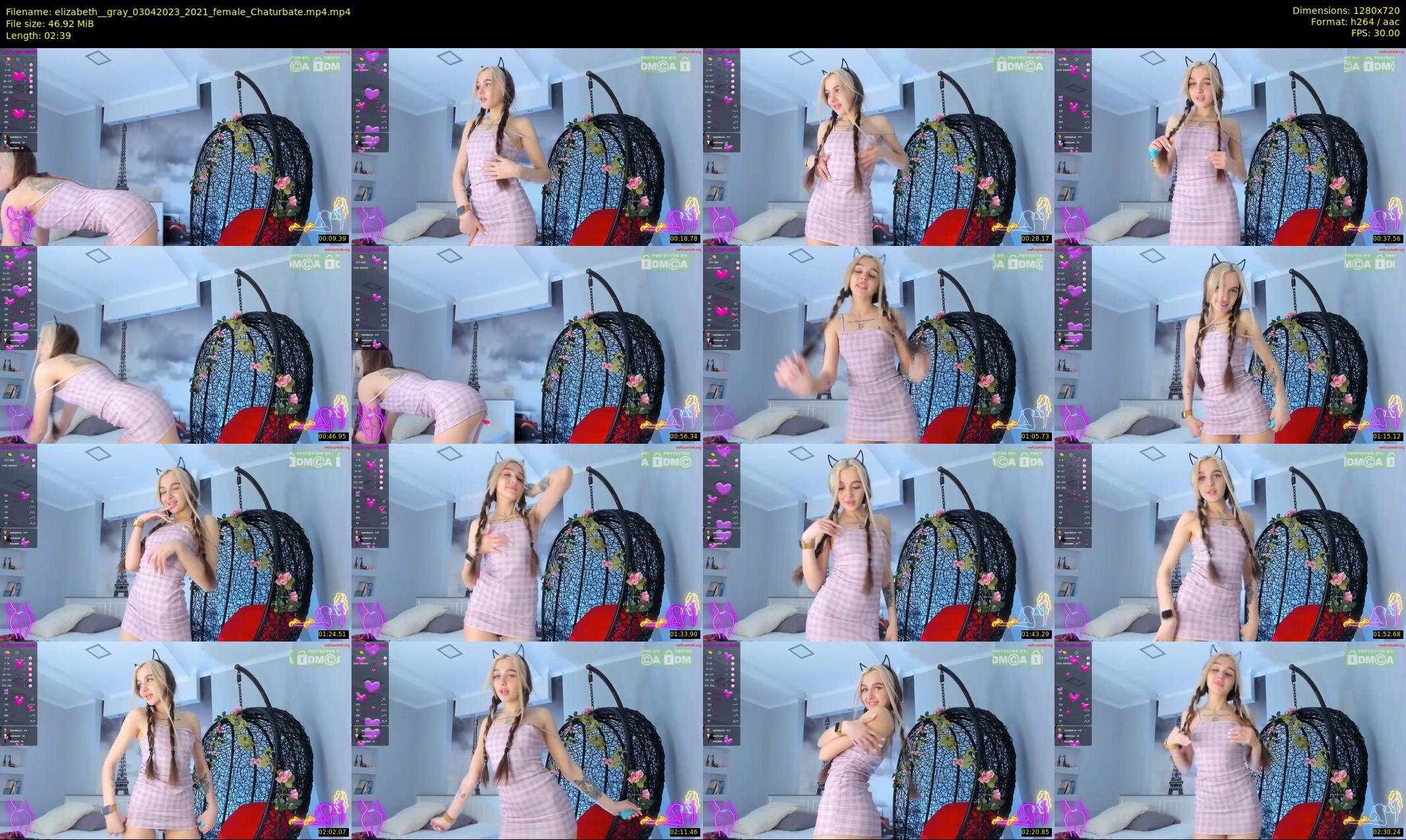 elizabeth__gray — 3 minute Chaturbate female cam show recording, 720p, Apr 3, 2023
