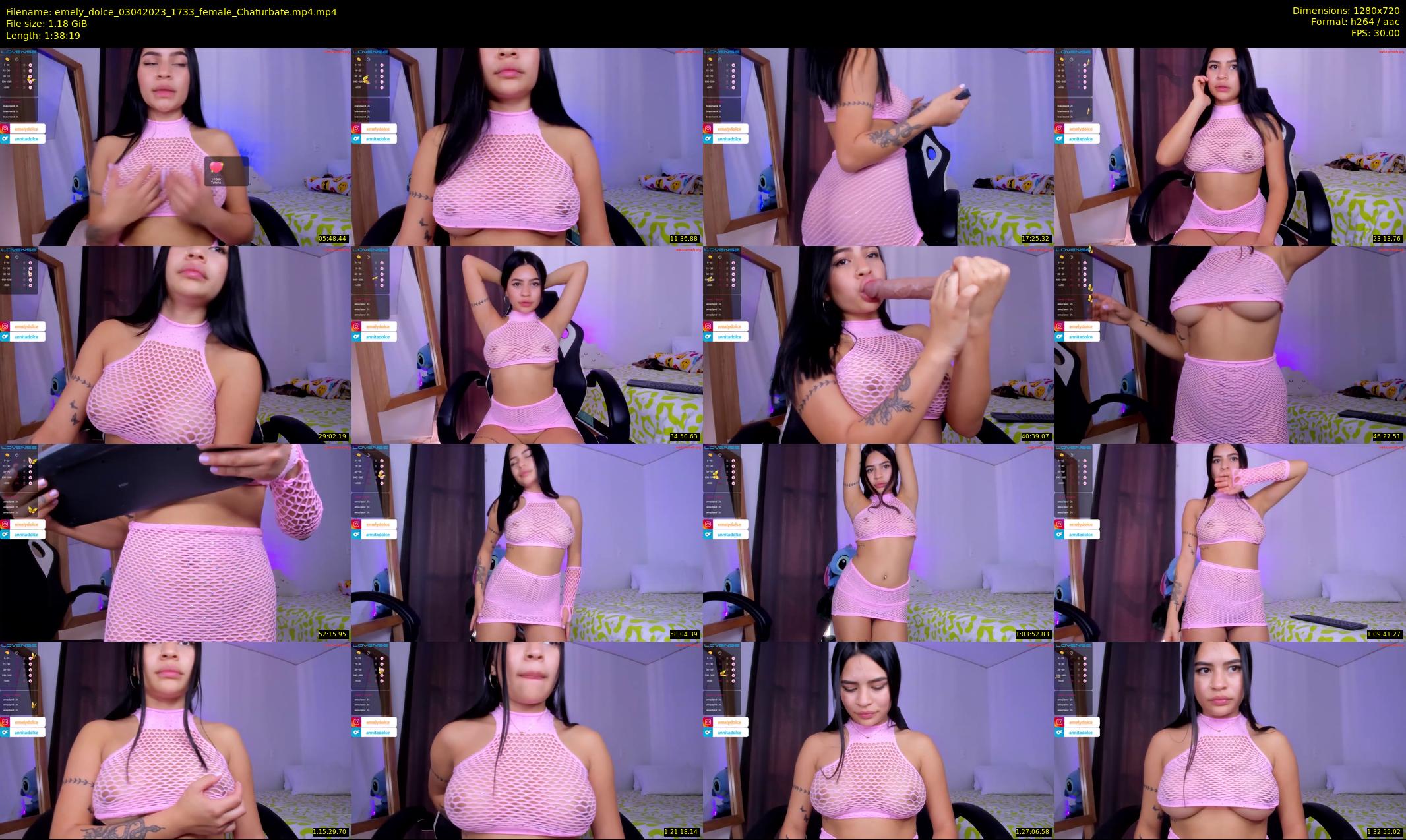 emely_dolce — 99 minute Chaturbate female cam show recording, 720p, Apr 3, 2023
