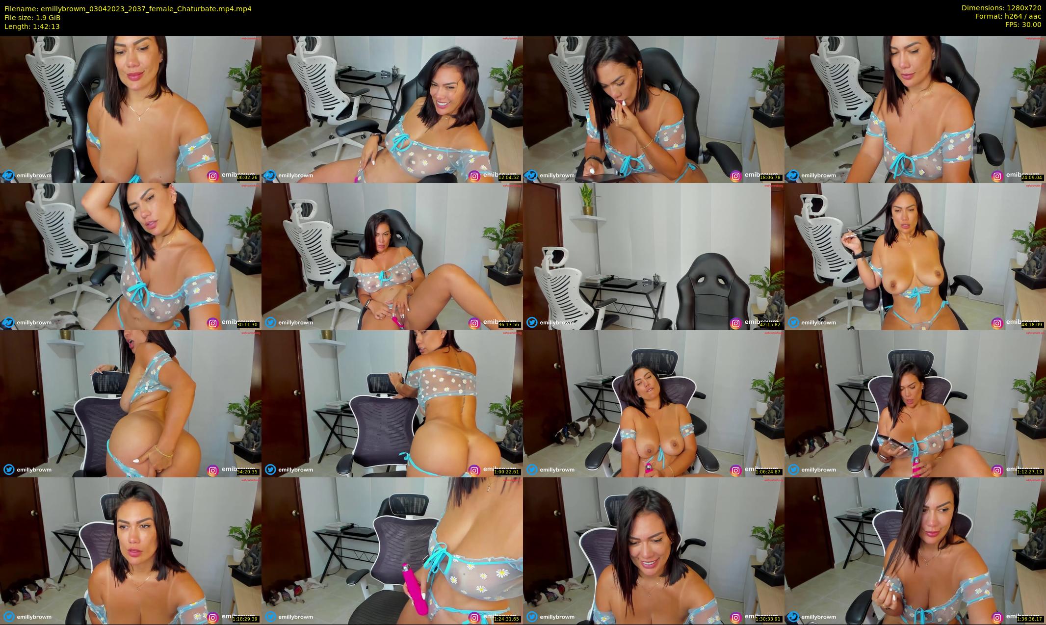 emillybrowm — 103 minute Chaturbate couple cam show recording, 720p, Apr 3, 2023