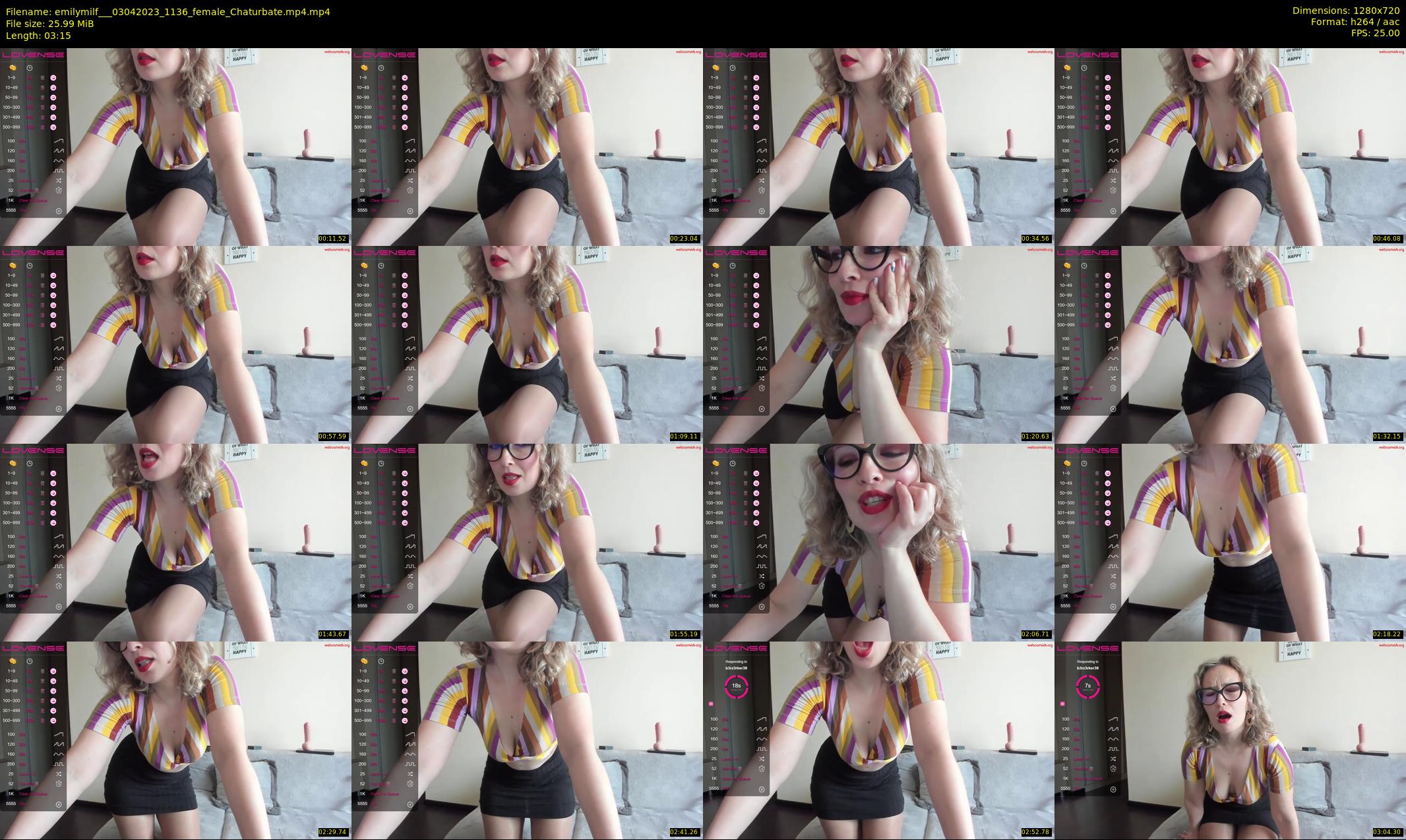 emilymilf__ — 4 minute Chaturbate female cam show recording, 720p, Apr 3, 2023