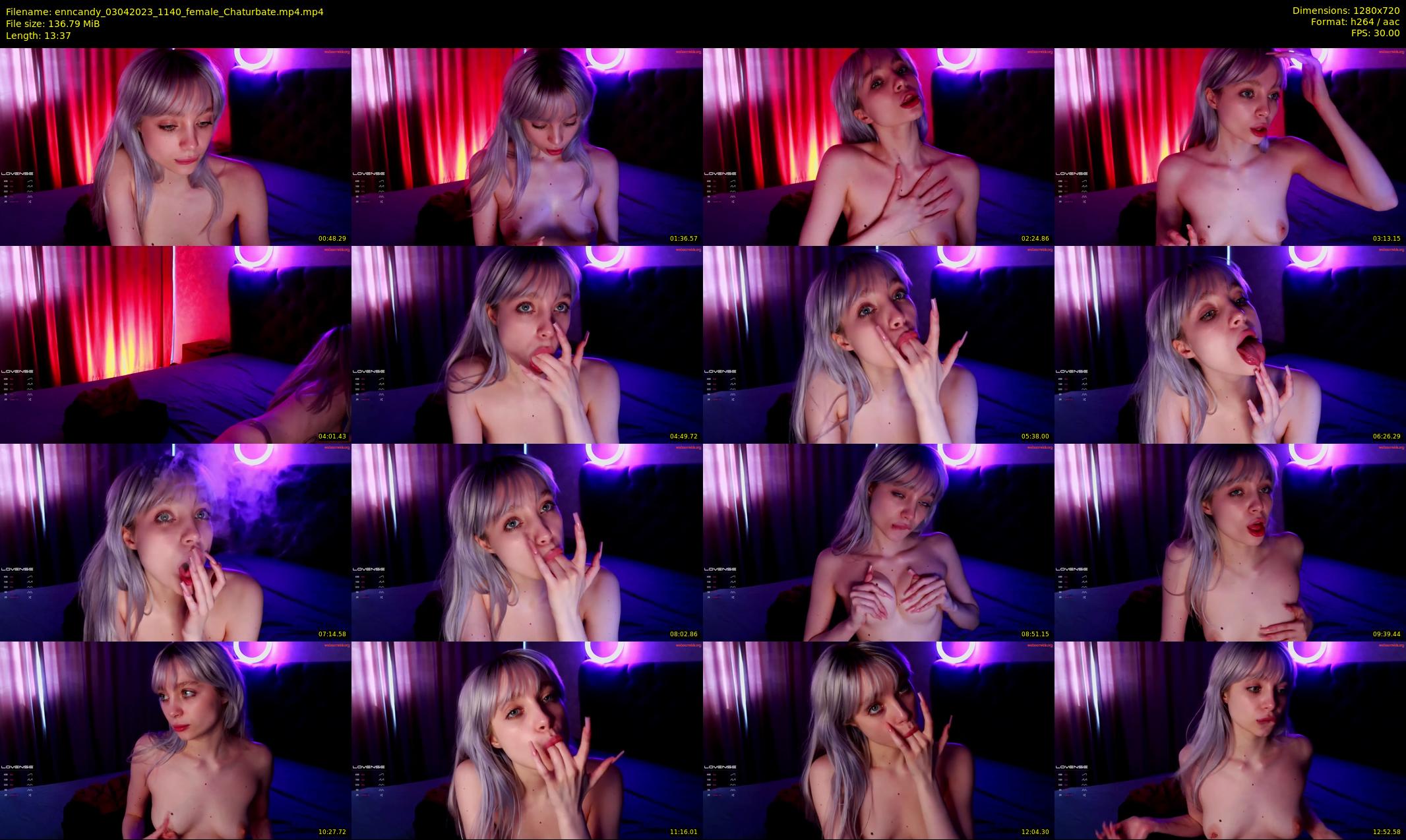 enncandy — 14 minute Chaturbate female cam show recording, 720p, Apr 3, 2023