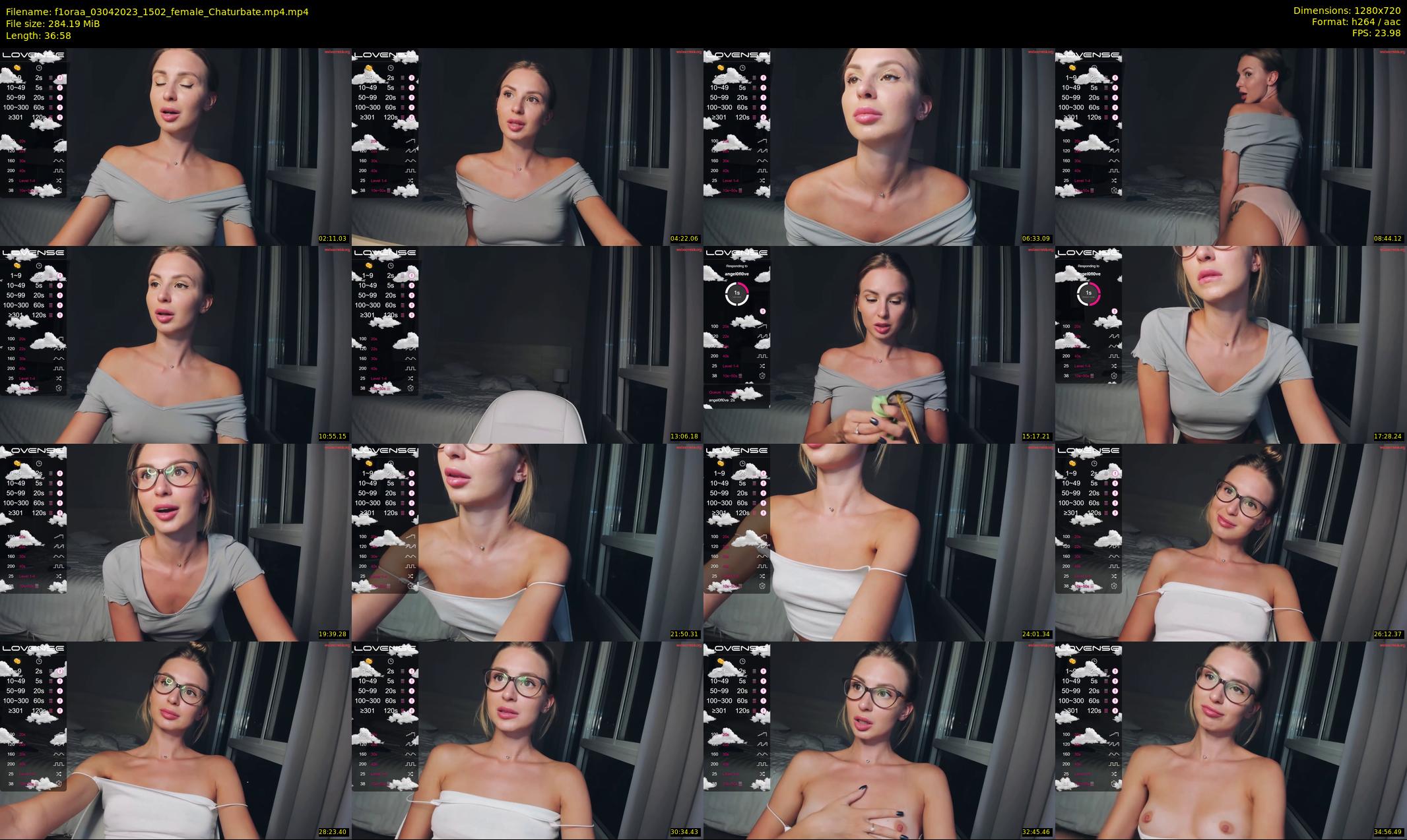 f1oraa — 37 minute Chaturbate female cam show recording, 720p, Apr 3, 2023