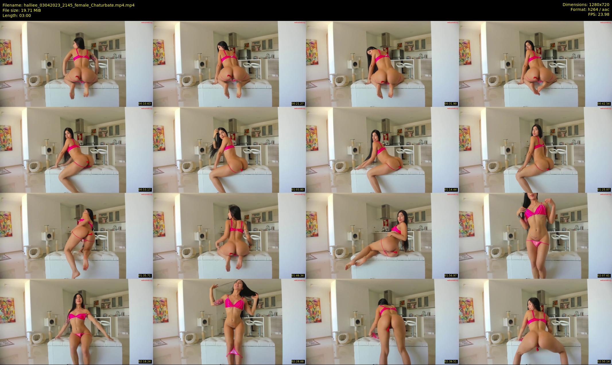 halliee — 3 minute Chaturbate couple cam show recording, 720p, Apr 3, 2023