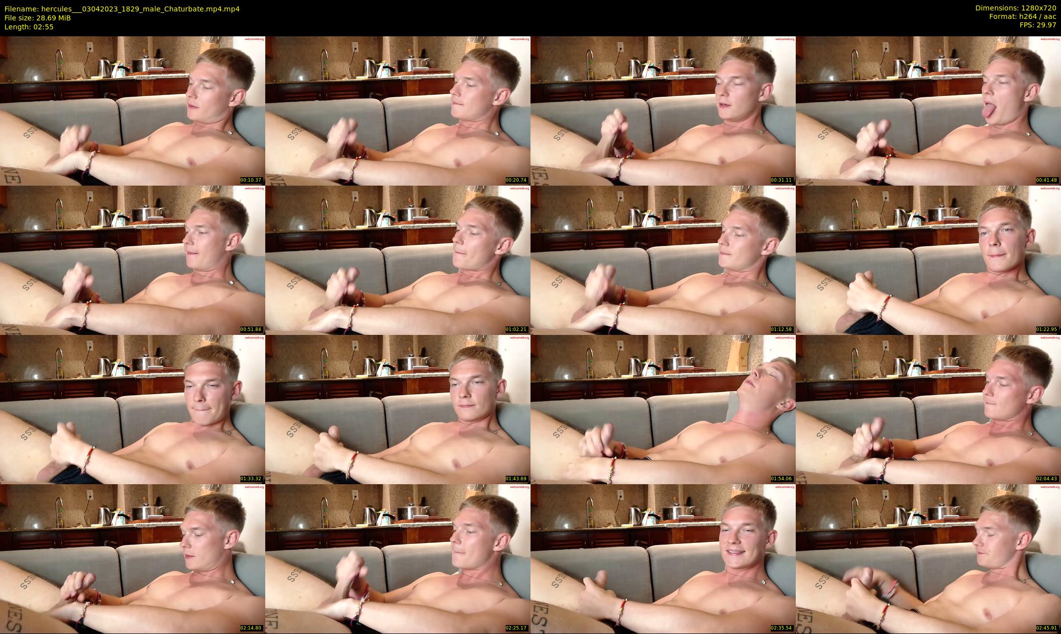 hercules__ — 3 minute Chaturbate male cam show recording, 720p, Apr 3, 2023