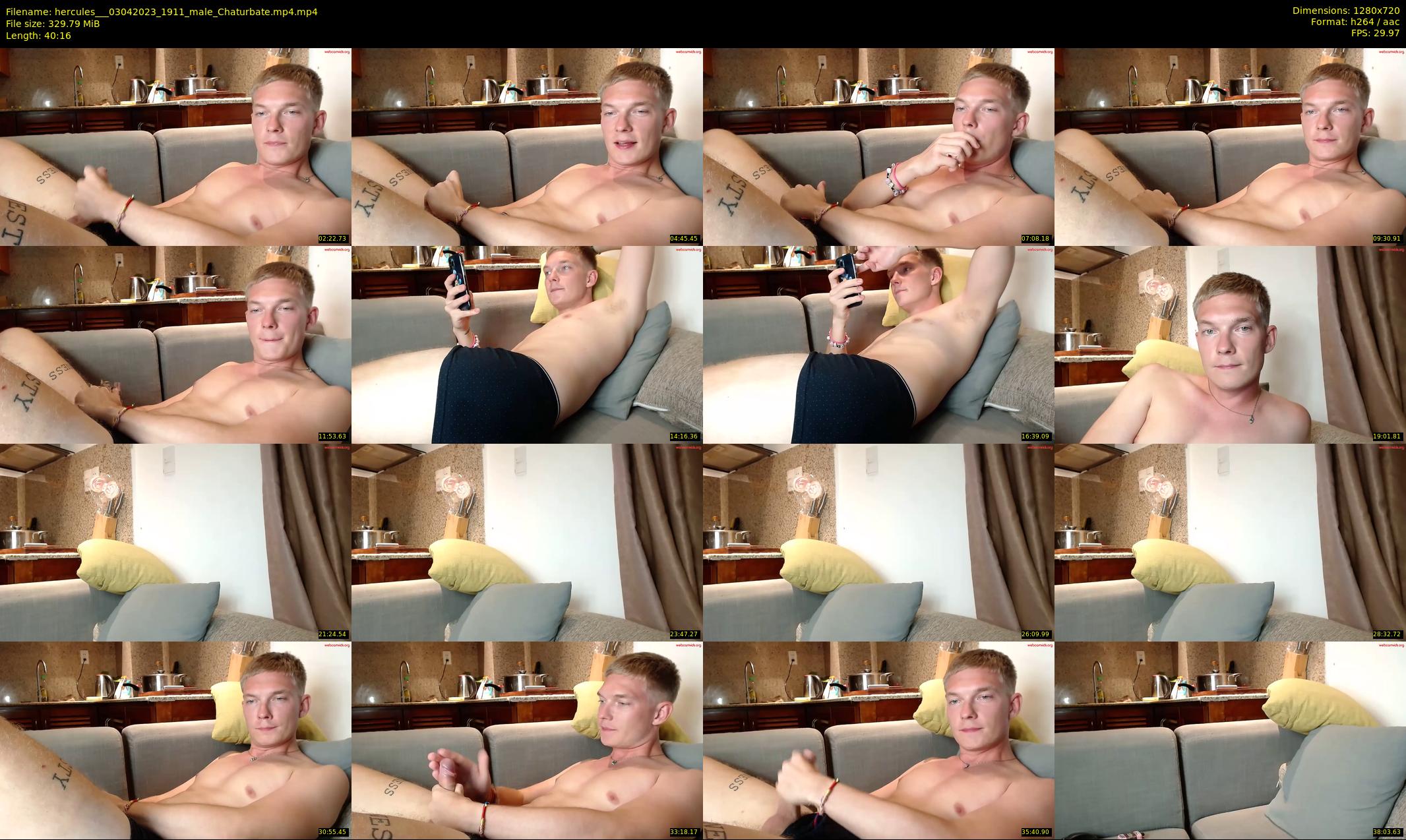 hercules__ — 41 minute Chaturbate male cam show recording, 720p, Apr 3, 2023