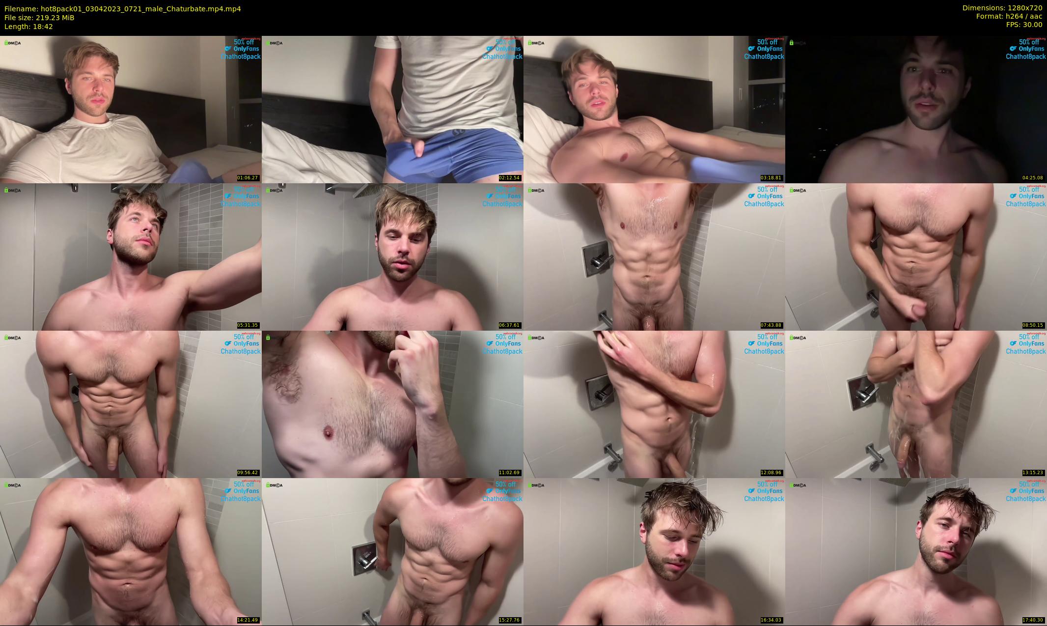 hot8pack01 — 19 minute Chaturbate male cam show recording, 720p, Apr 3, 2023