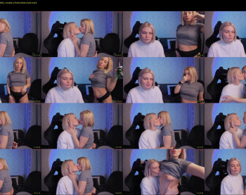hottyblonds — 22 minute Chaturbate couple cam show recording, 720p, Apr 4, 2023