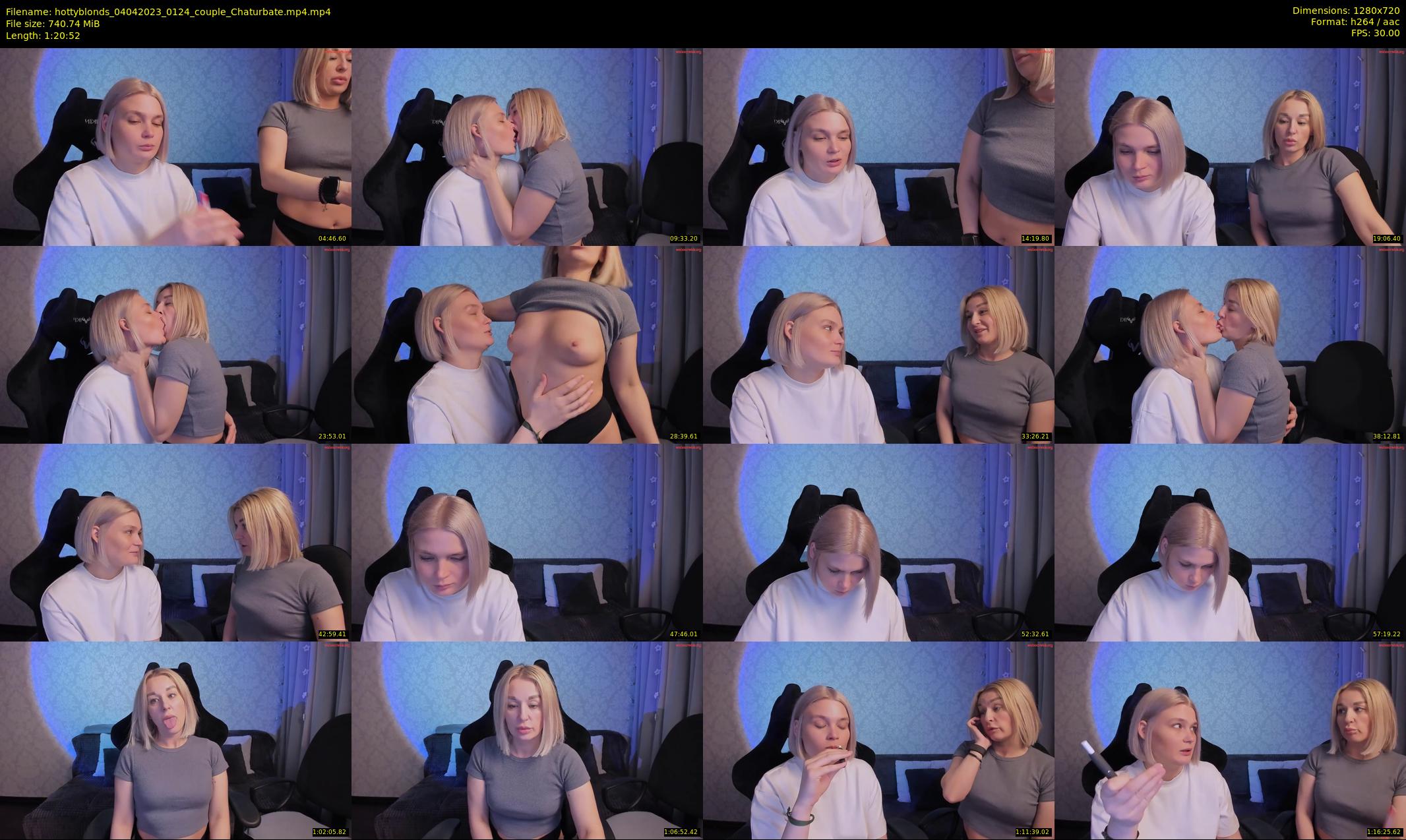 hottyblonds — 81 minute Chaturbate couple cam show recording, 720p, Apr 4, 2023