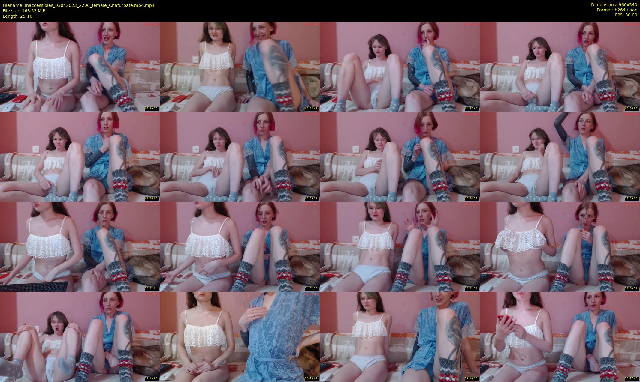 inaccessibles — 26 minute Chaturbate female cam show recording, 480p, Apr 3, 2023