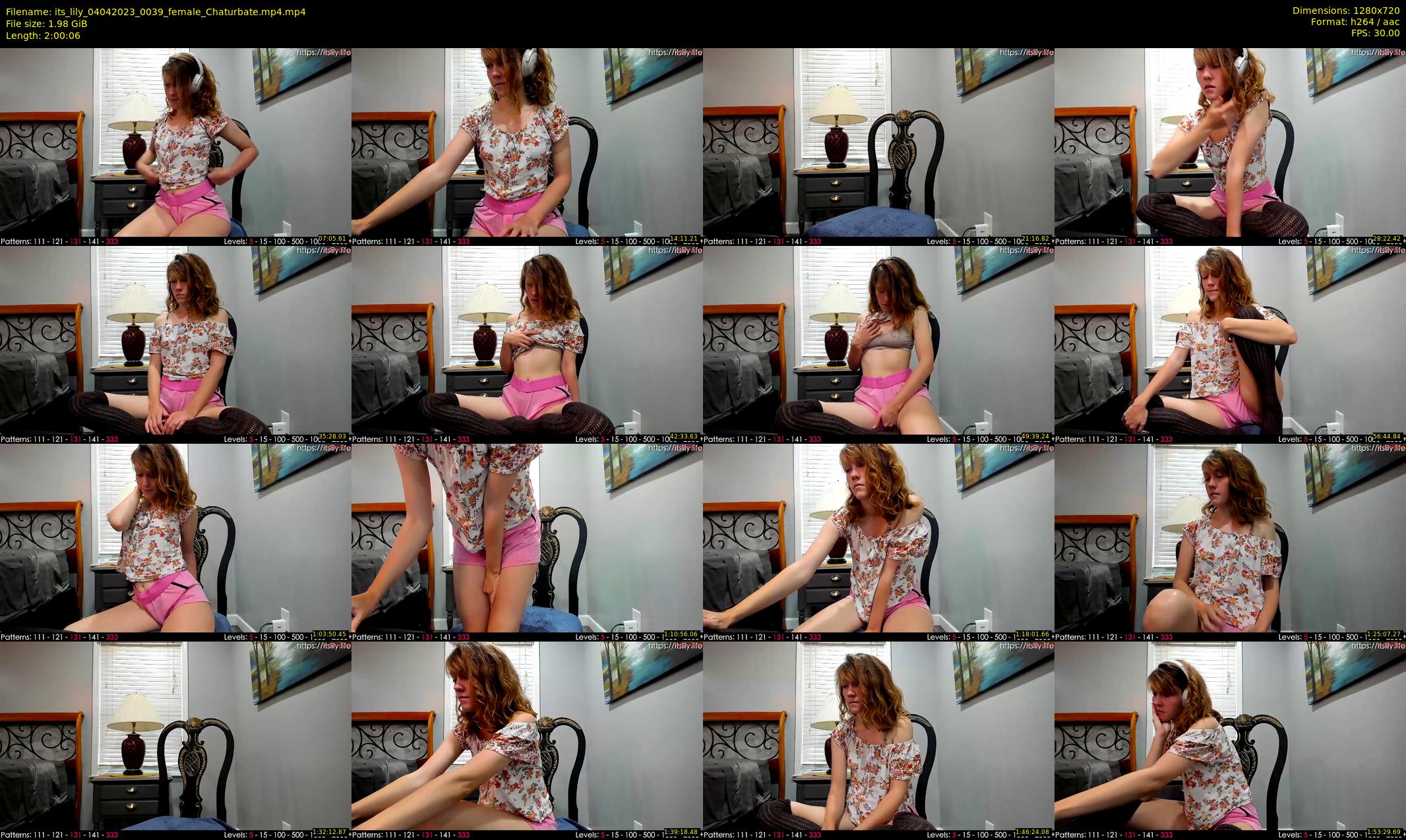 its_lily — 121 minute Chaturbate female cam show recording, 720p, Apr 4, 2023