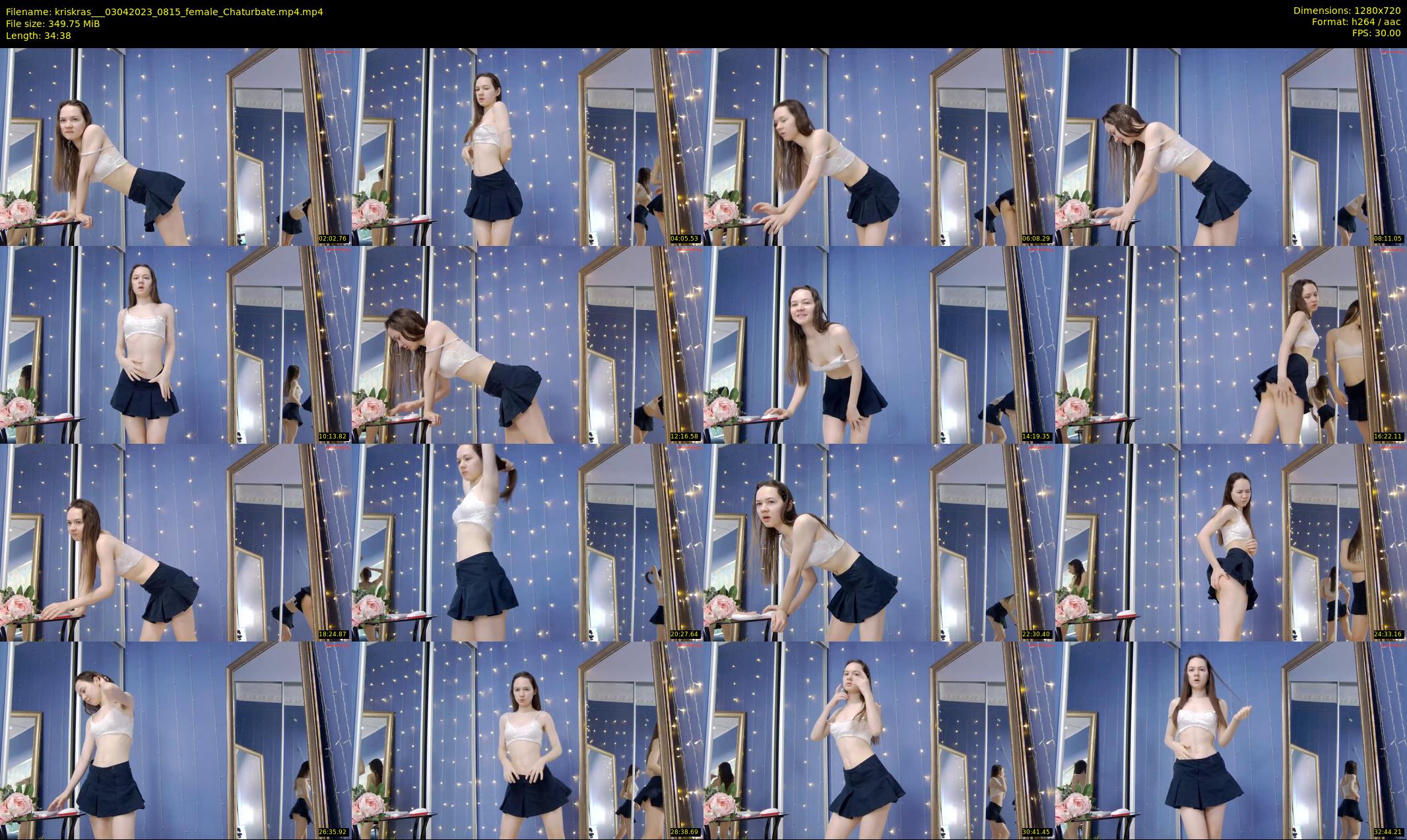 kriskras__ — 35 minute Chaturbate female cam show recording, 720p, Apr 3, 2023