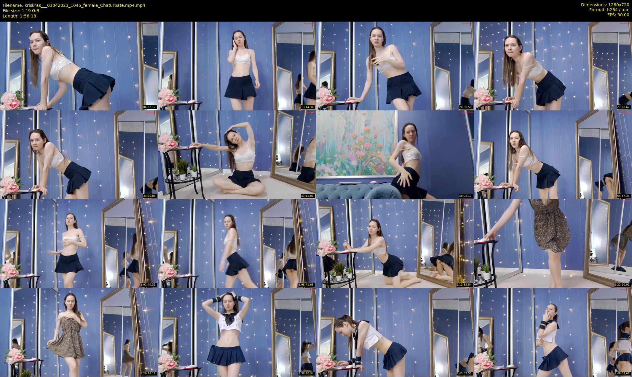 kriskras__ — 117 minute Chaturbate female cam show recording, 720p, Apr 3, 2023
