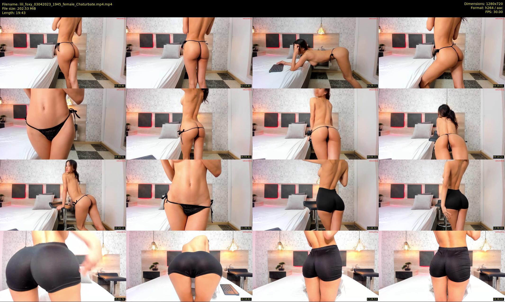 lili_foxy — 20 minute Chaturbate female cam show recording, 720p, Apr 3, 2023