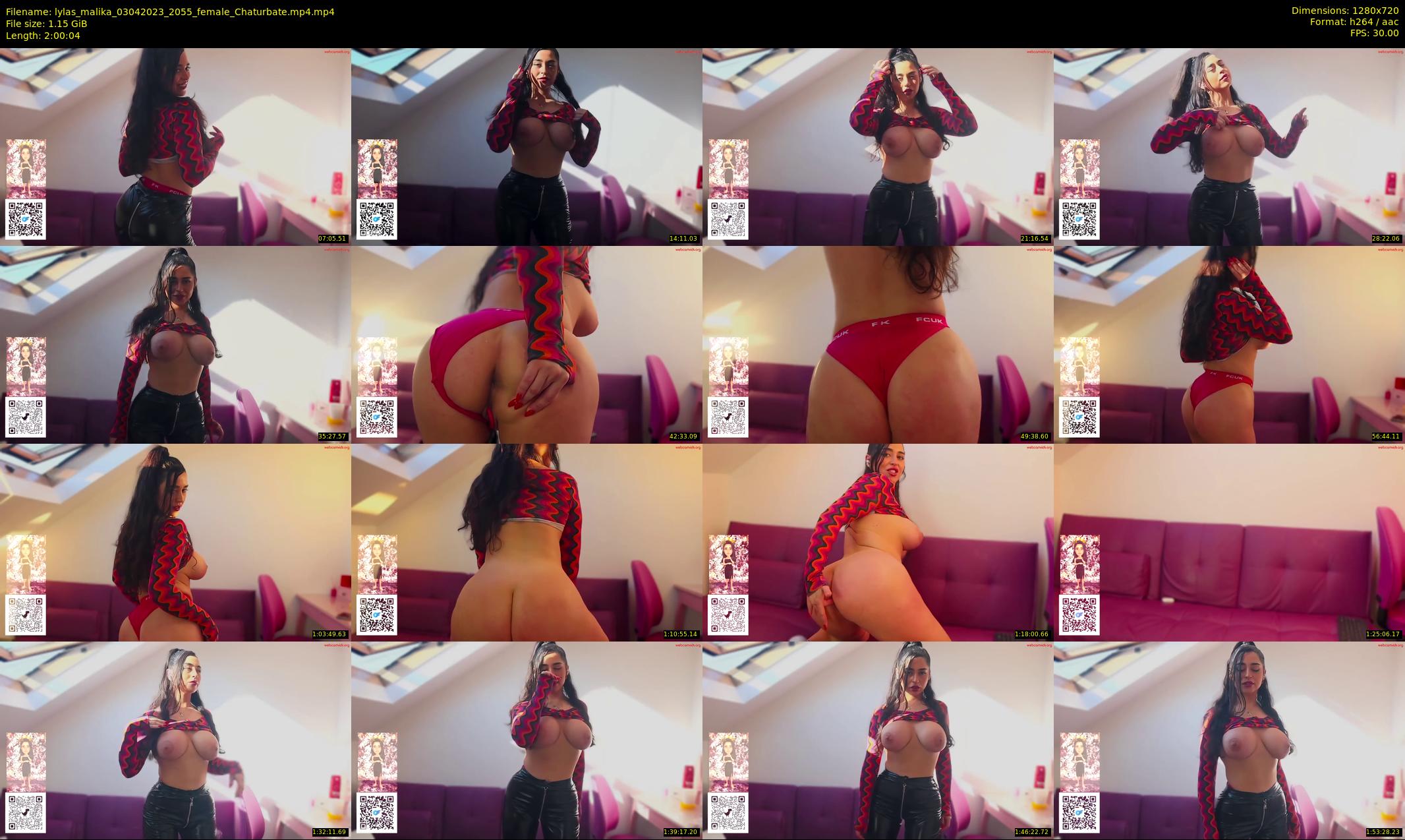 lylas_malika — 121 minute Chaturbate female cam show recording, 720p, Apr 3, 2023