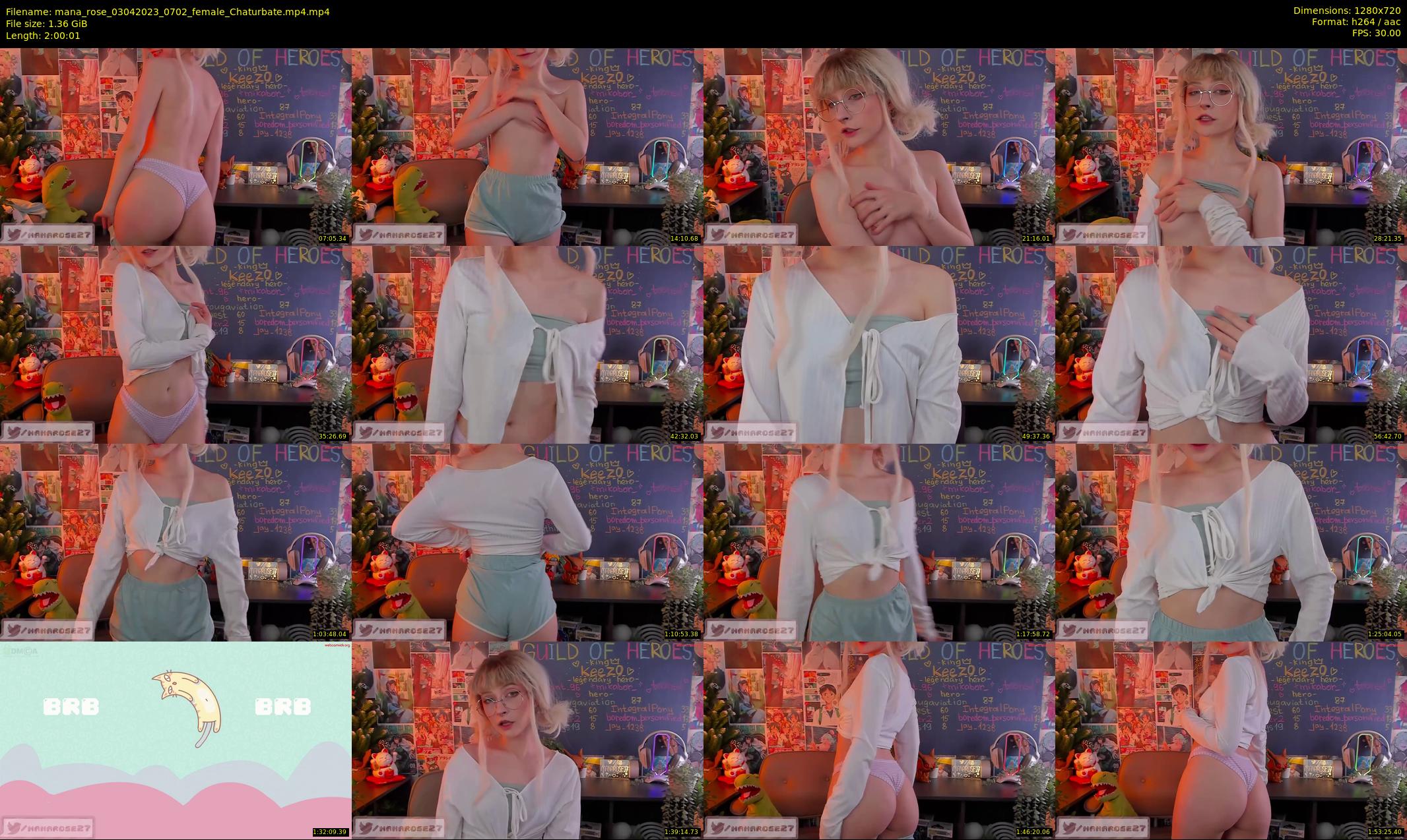 mana_rose — 121 minute Chaturbate female cam show recording, 720p, Apr 3, 2023