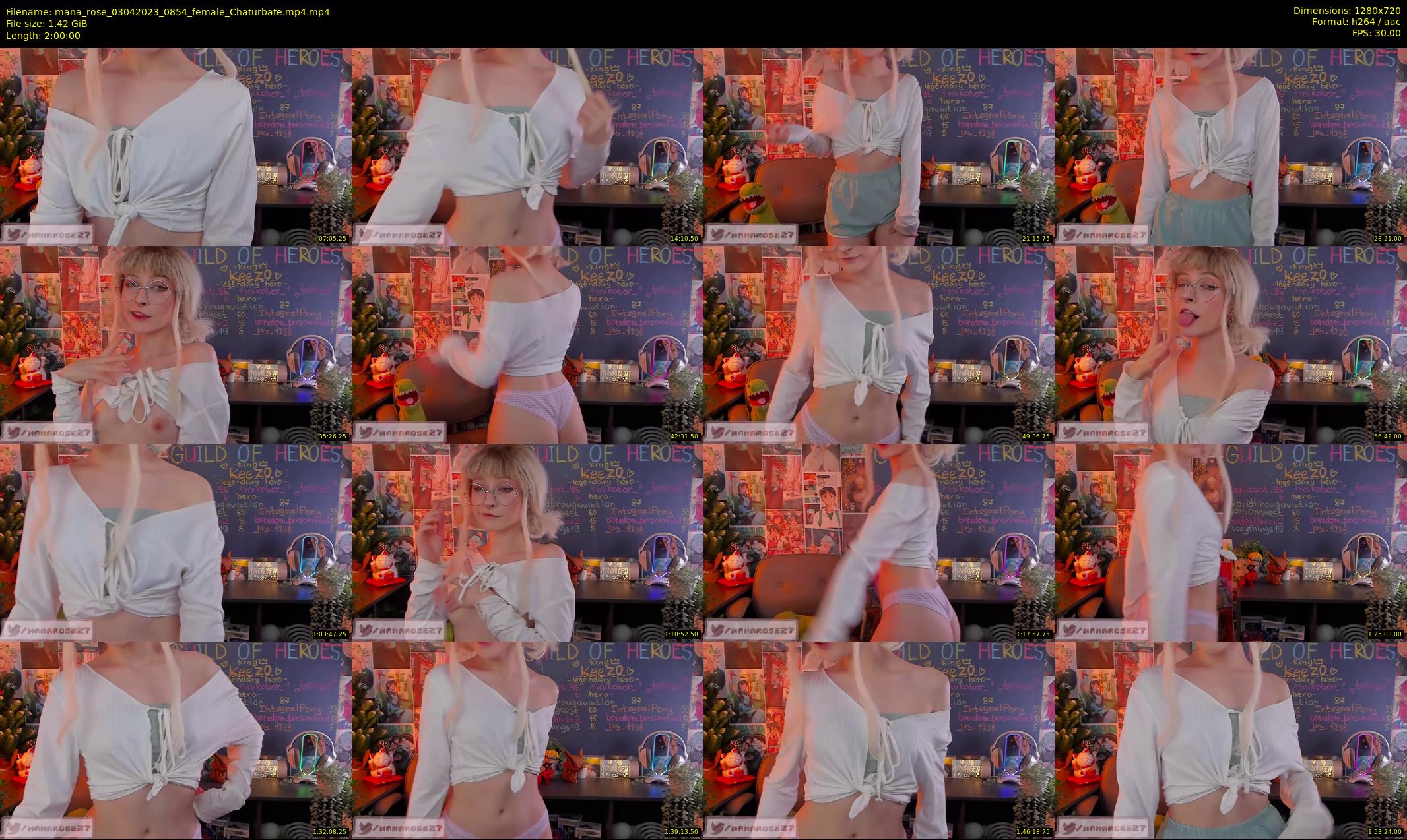 mana_rose — 120 minute Chaturbate female cam show recording, 720p, Apr 3, 2023