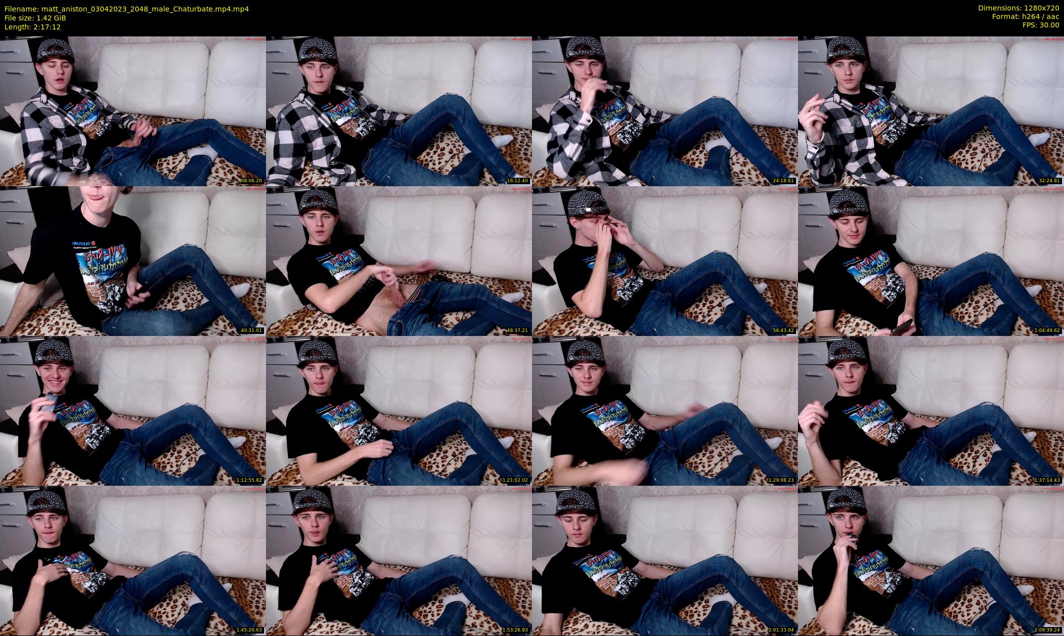 matt_aniston — 138 minute Chaturbate male cam show recording, 720p, Apr 3, 2023