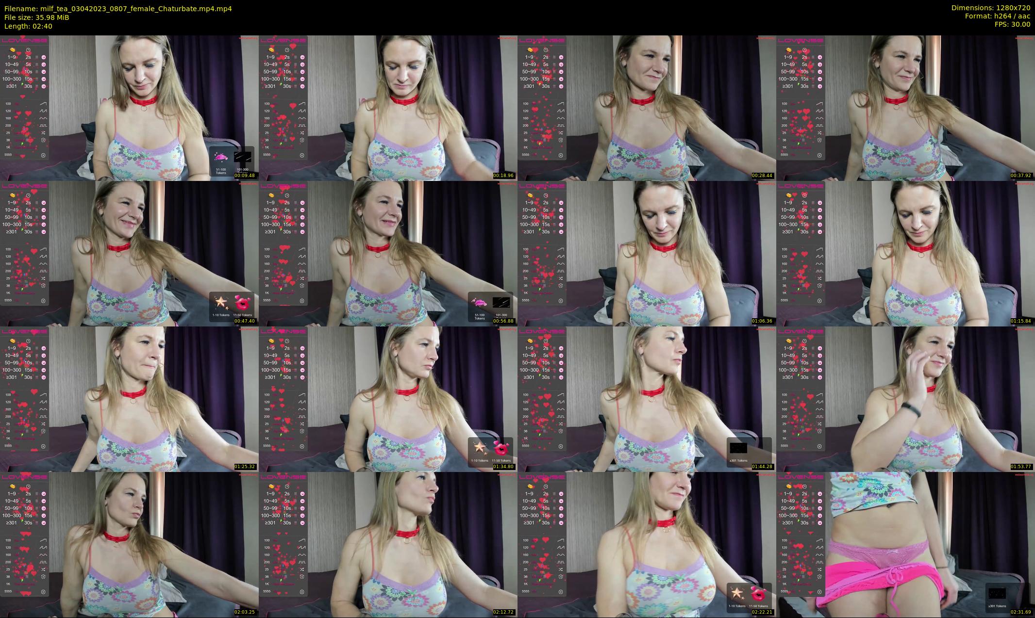 milf_tea — 3 minute Chaturbate female cam show recording, 720p, Apr 3, 2023