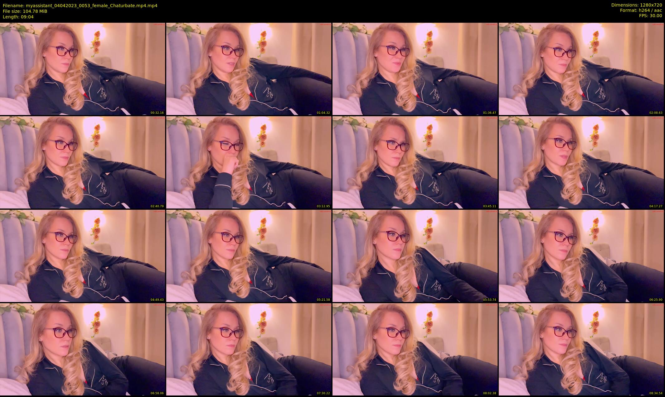 myassistant — 10 minute Chaturbate female cam show recording, 720p, Apr 4, 2023