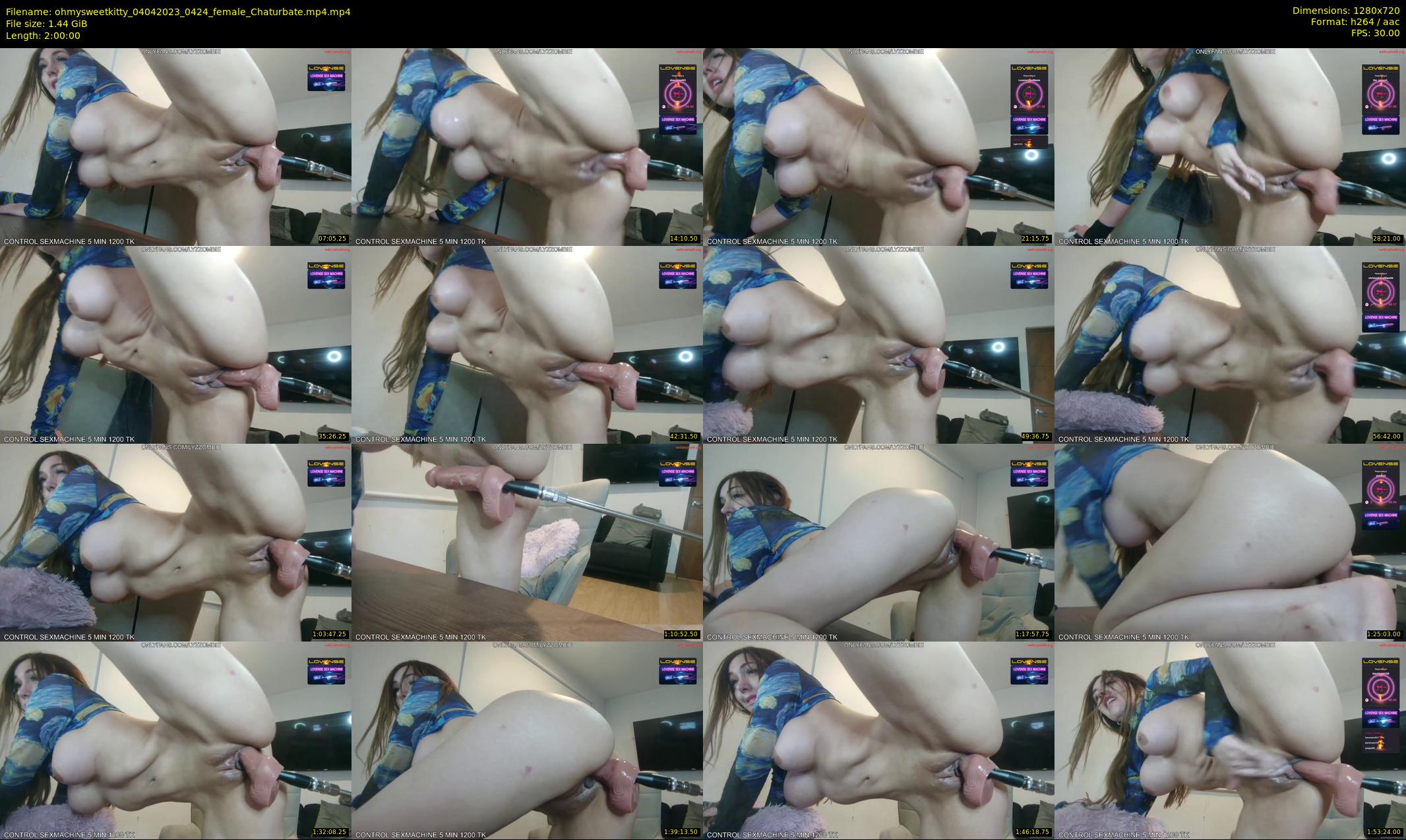 ohmysweetkitty — 120 minute Chaturbate female cam show recording, 720p, Apr 4, 2023