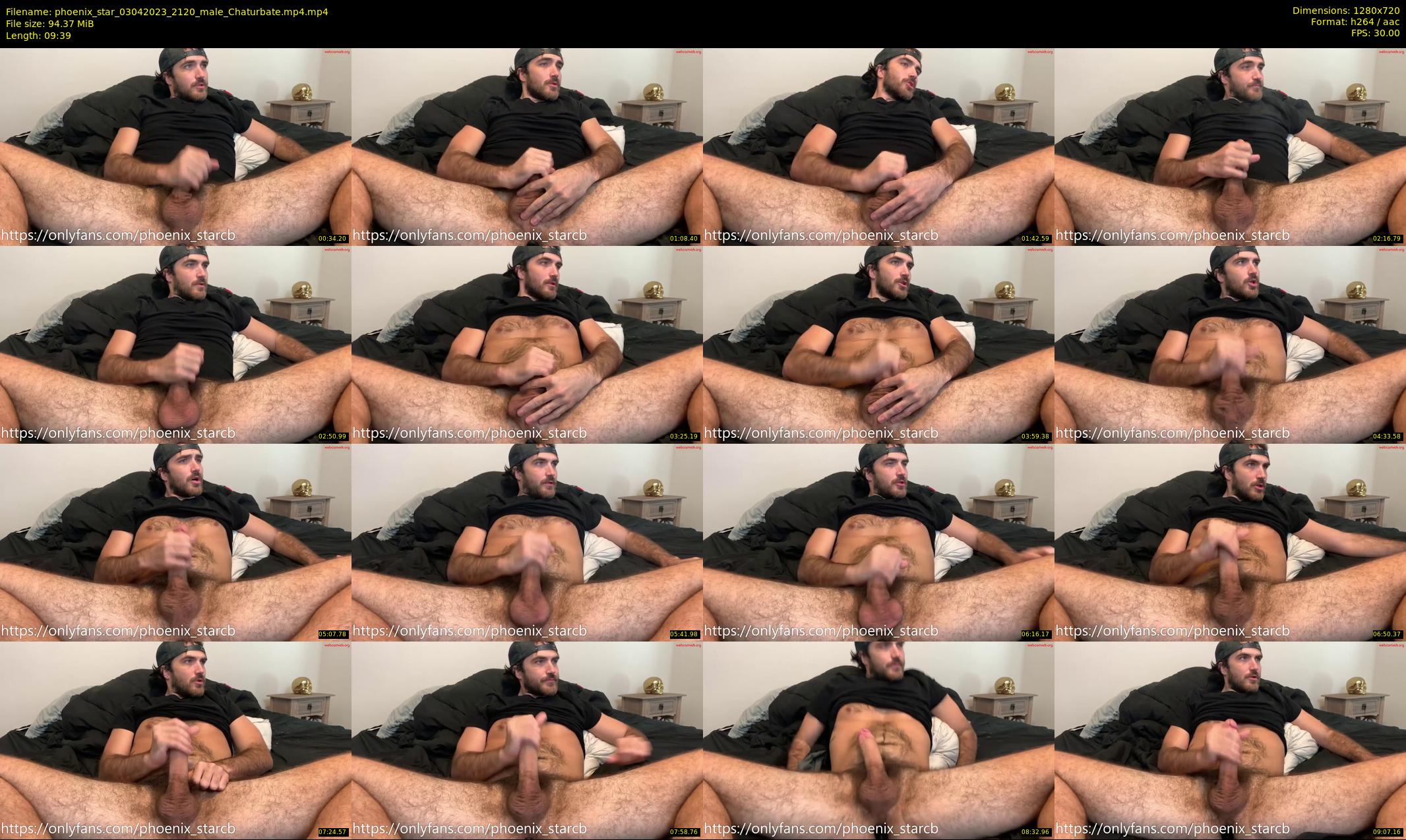 phoenix_star — 10 minute Chaturbate male cam show recording, 720p, Apr 3, 2023