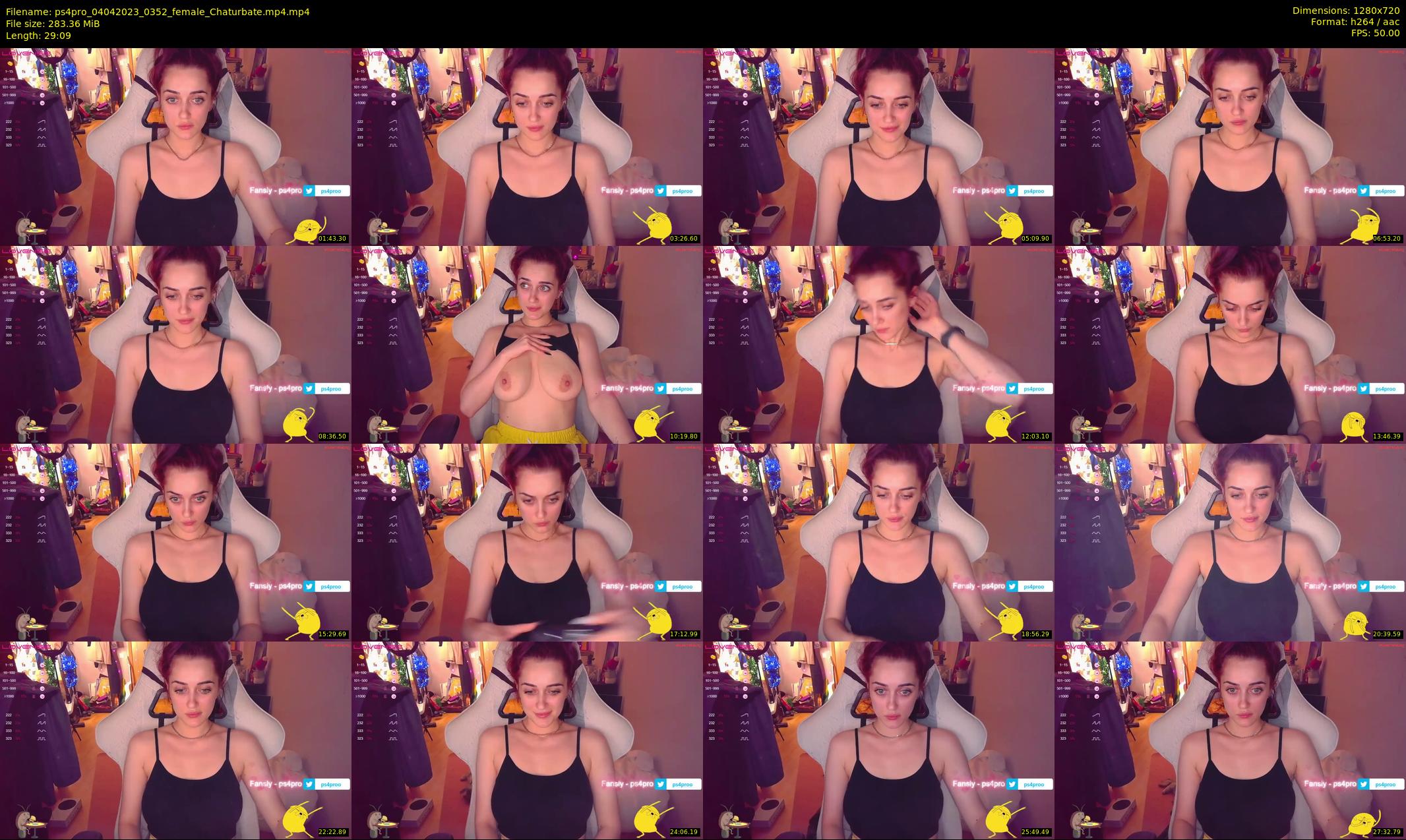 ps4pro — 30 minute Chaturbate female cam show recording, 720p, Apr 4, 2023