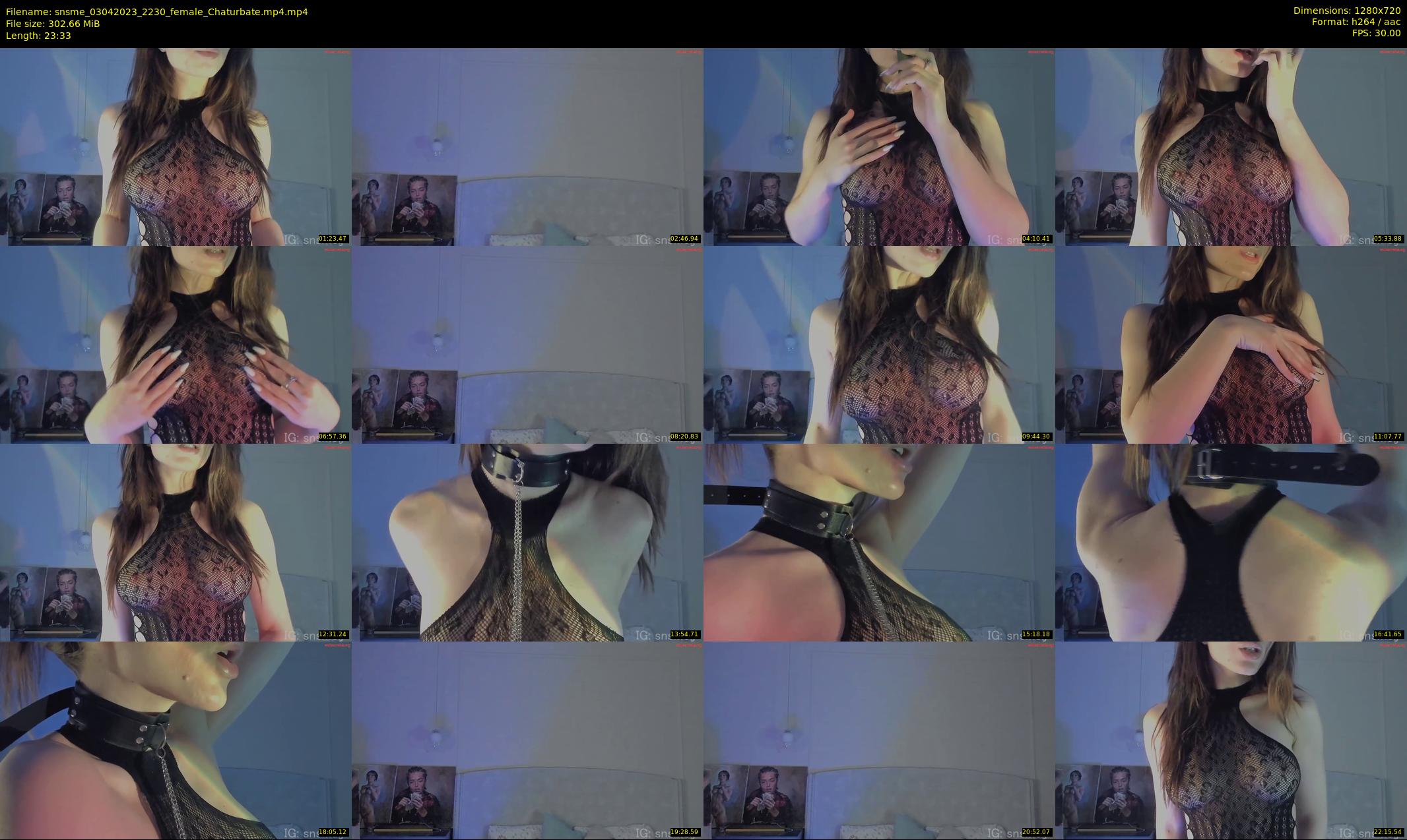 snsme — 24 minute Chaturbate female cam show recording, 720p, Apr 3, 2023