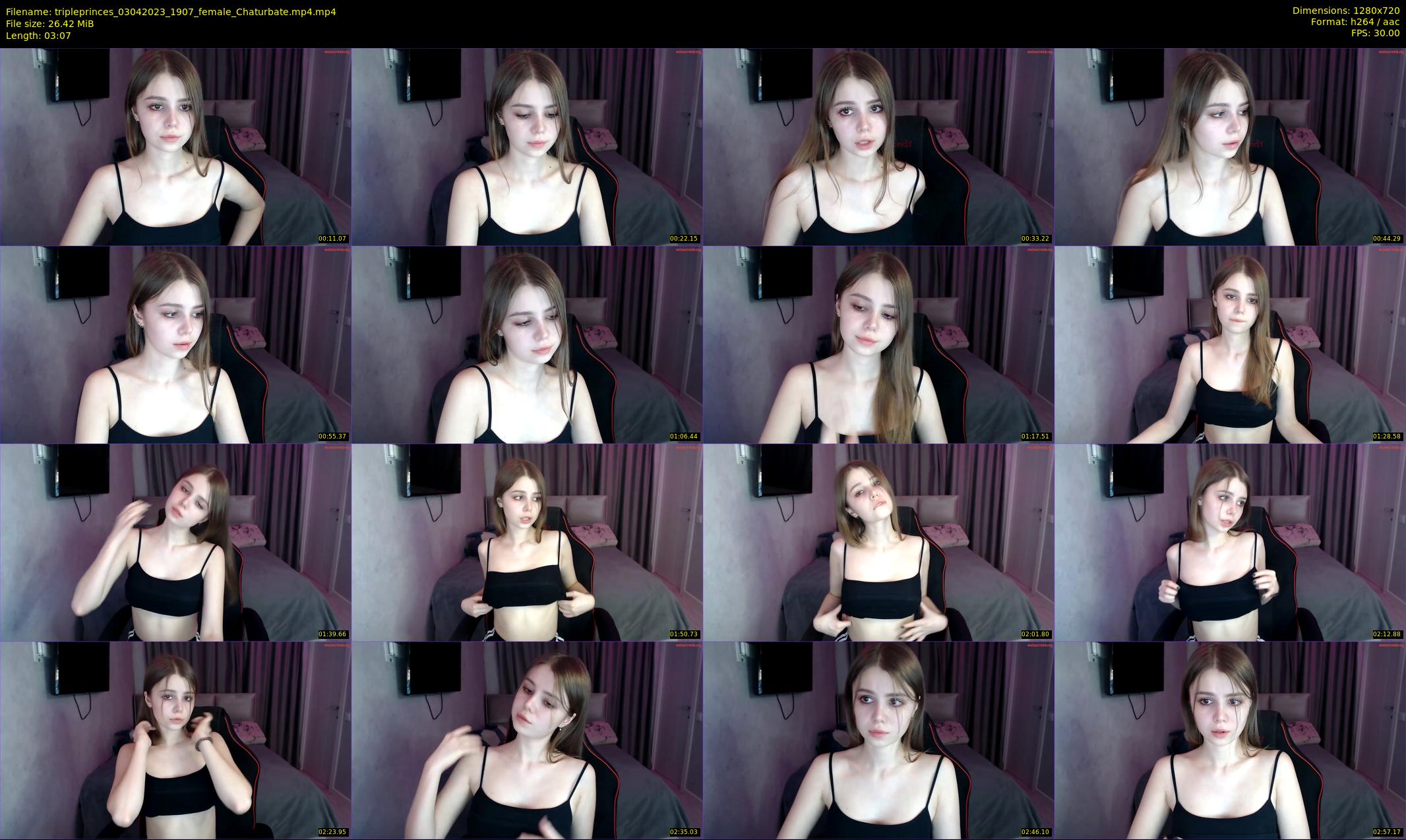tripleprinces — 4 minute Chaturbate female cam show recording, 720p, Apr 3, 2023