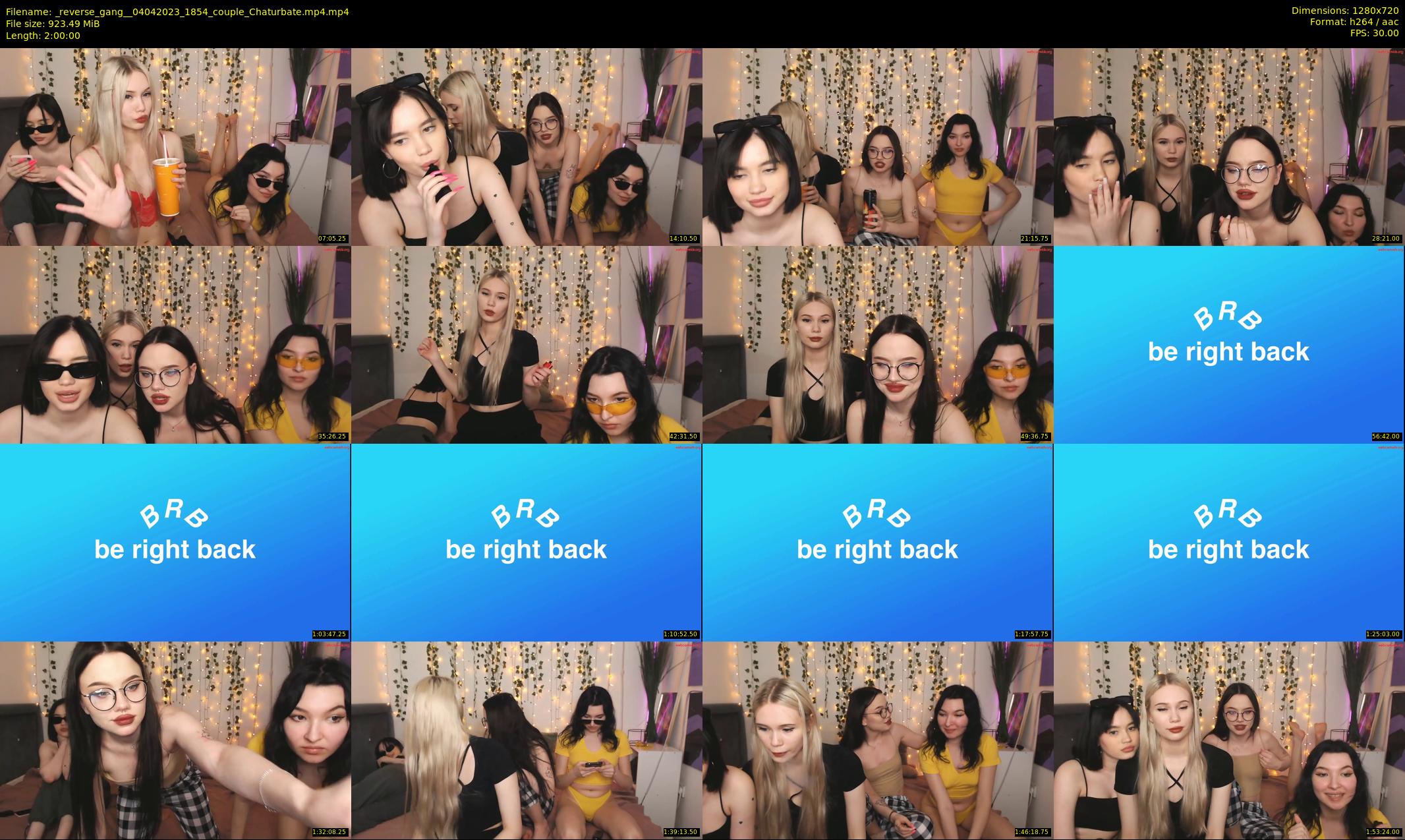 _reverse_gang_ — 120 minute Chaturbate couple cam show recording, 720p, Apr 4, 2023