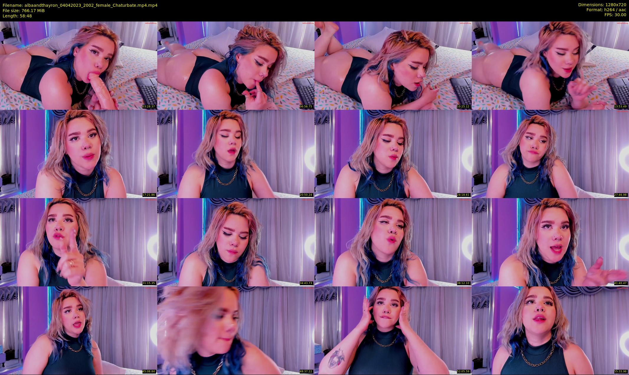 albaandthayron — 59 minute Chaturbate couple cam show recording, 720p, Apr 4, 2023