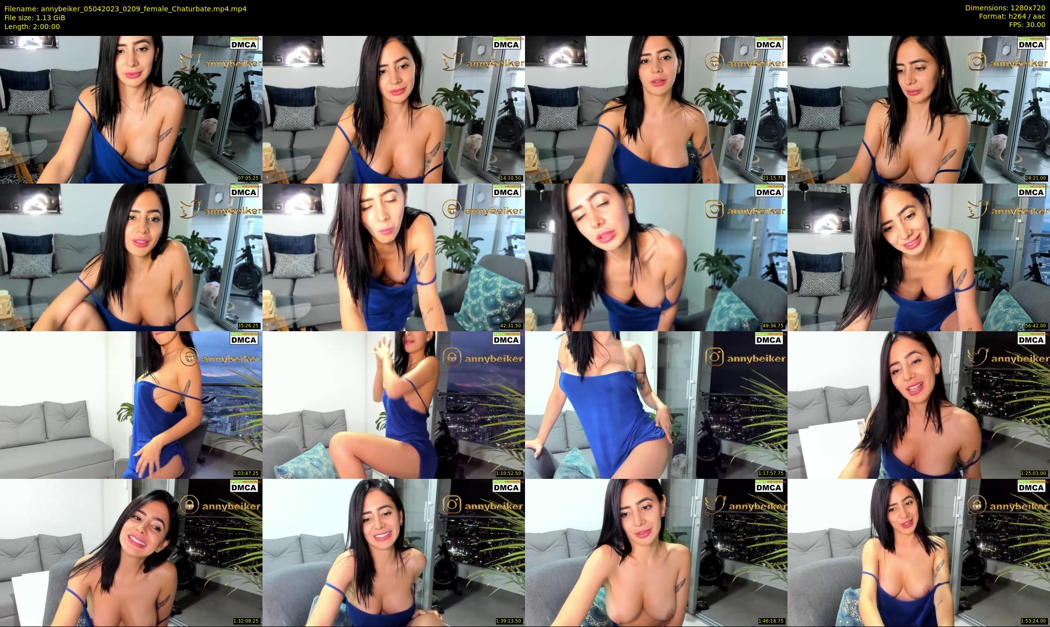 annybeiker — 120 minute Chaturbate female cam show recording, 720p, Apr 5, 2023