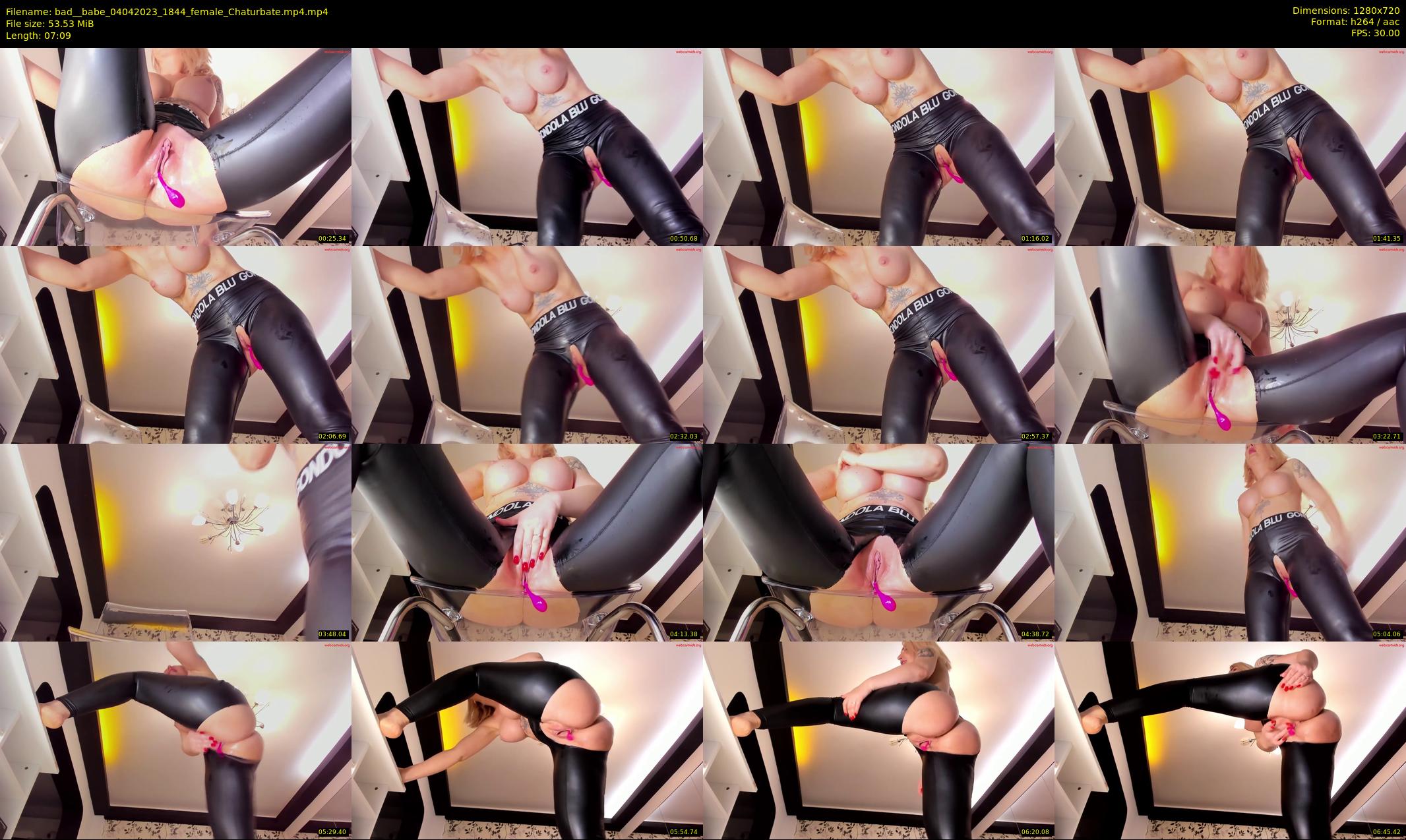 bad__babe — 8 minute Chaturbate female cam show recording, 720p, Apr 4, 2023