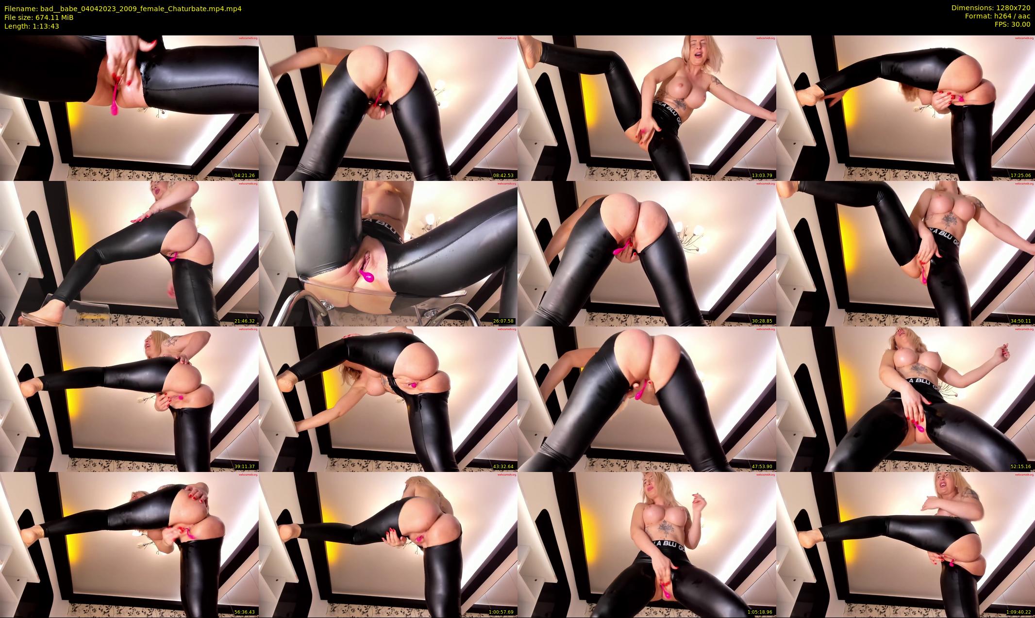 bad__babe — 74 minute Chaturbate female cam show recording, 720p, Apr 4, 2023