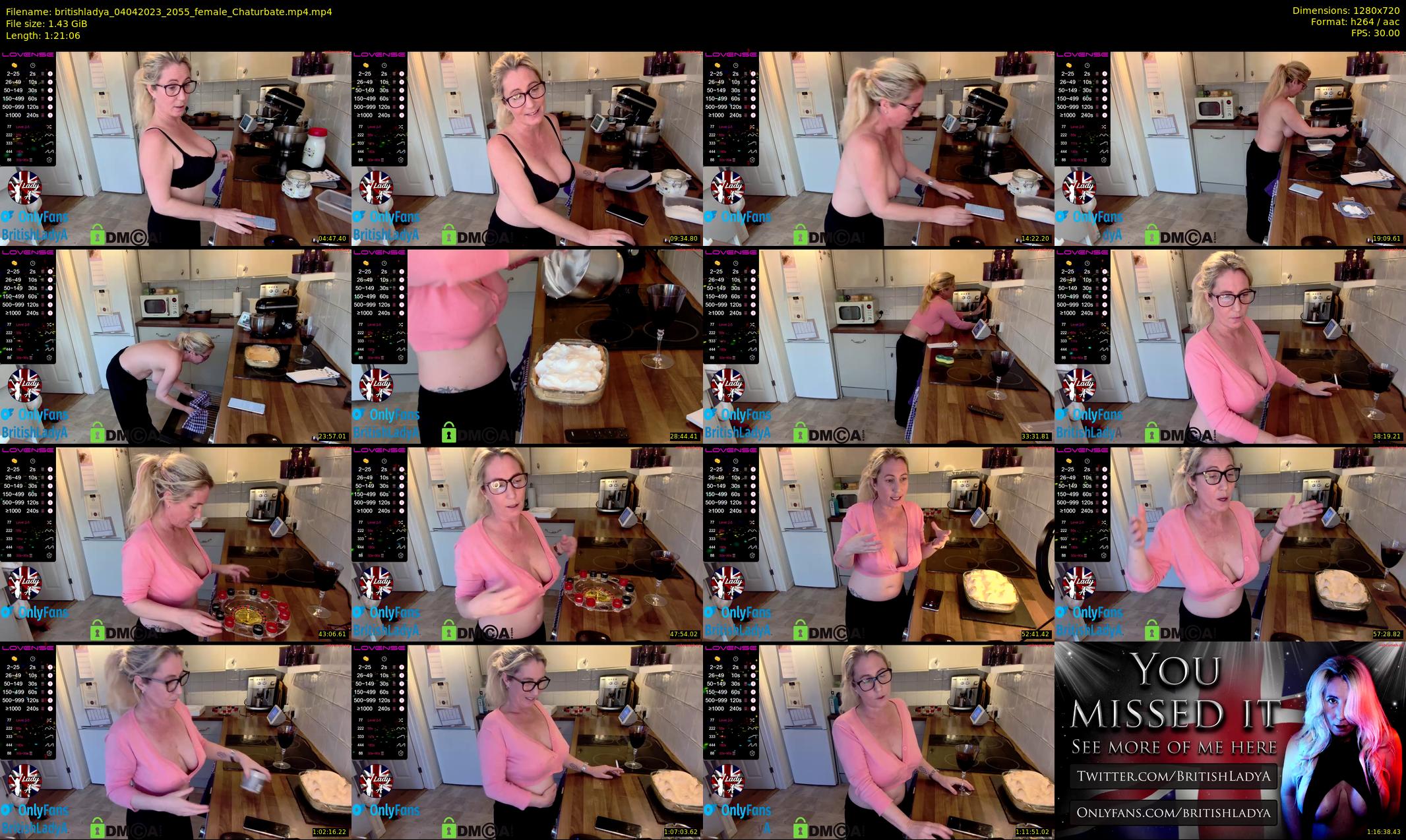 britishladya — 82 minute Chaturbate female cam show recording, 720p, Apr 4, 2023