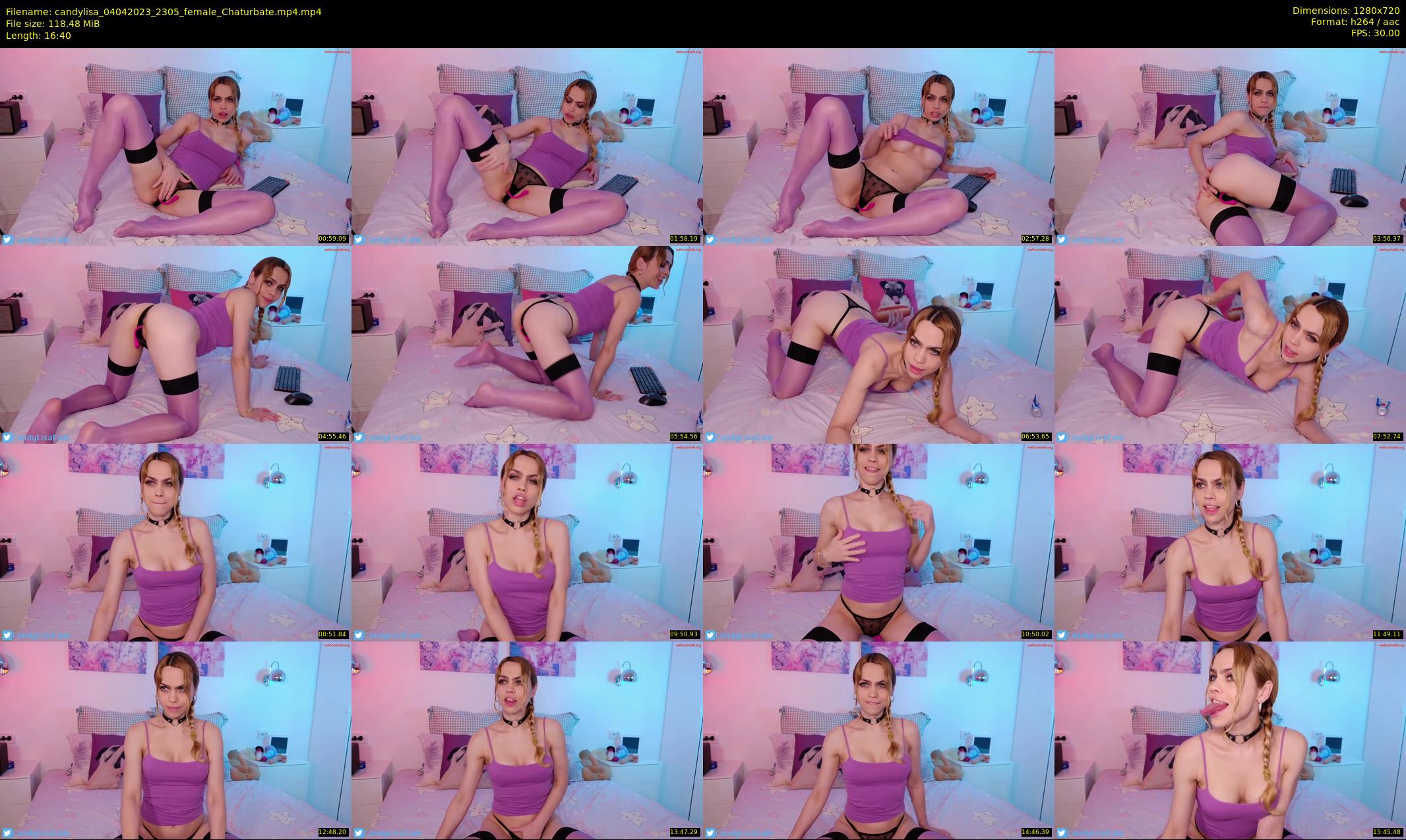 candylisa — 17 minute Chaturbate female cam show recording, 720p, Apr 4, 2023