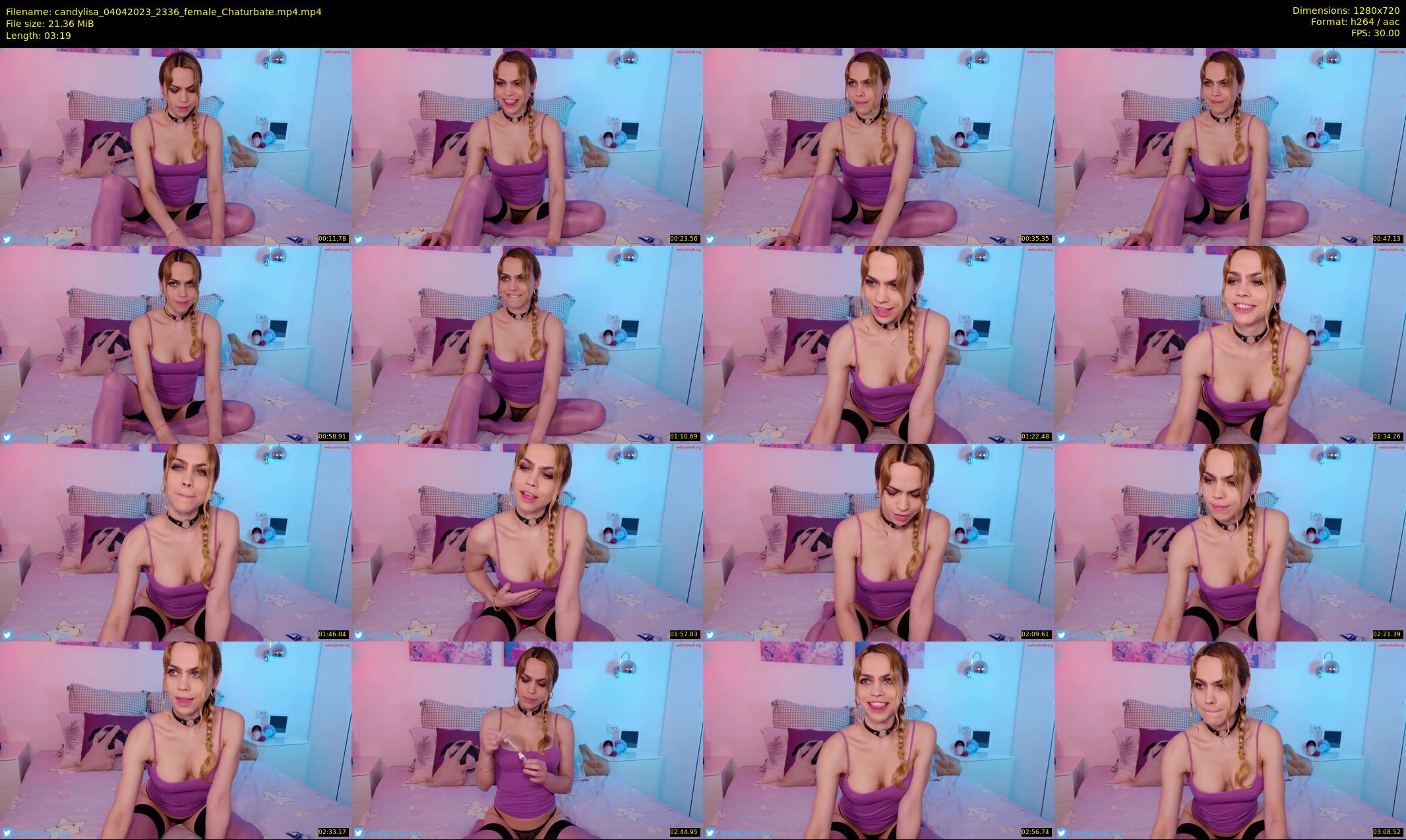 candylisa — 4 minute Chaturbate female cam show recording, 720p, Apr 4, 2023