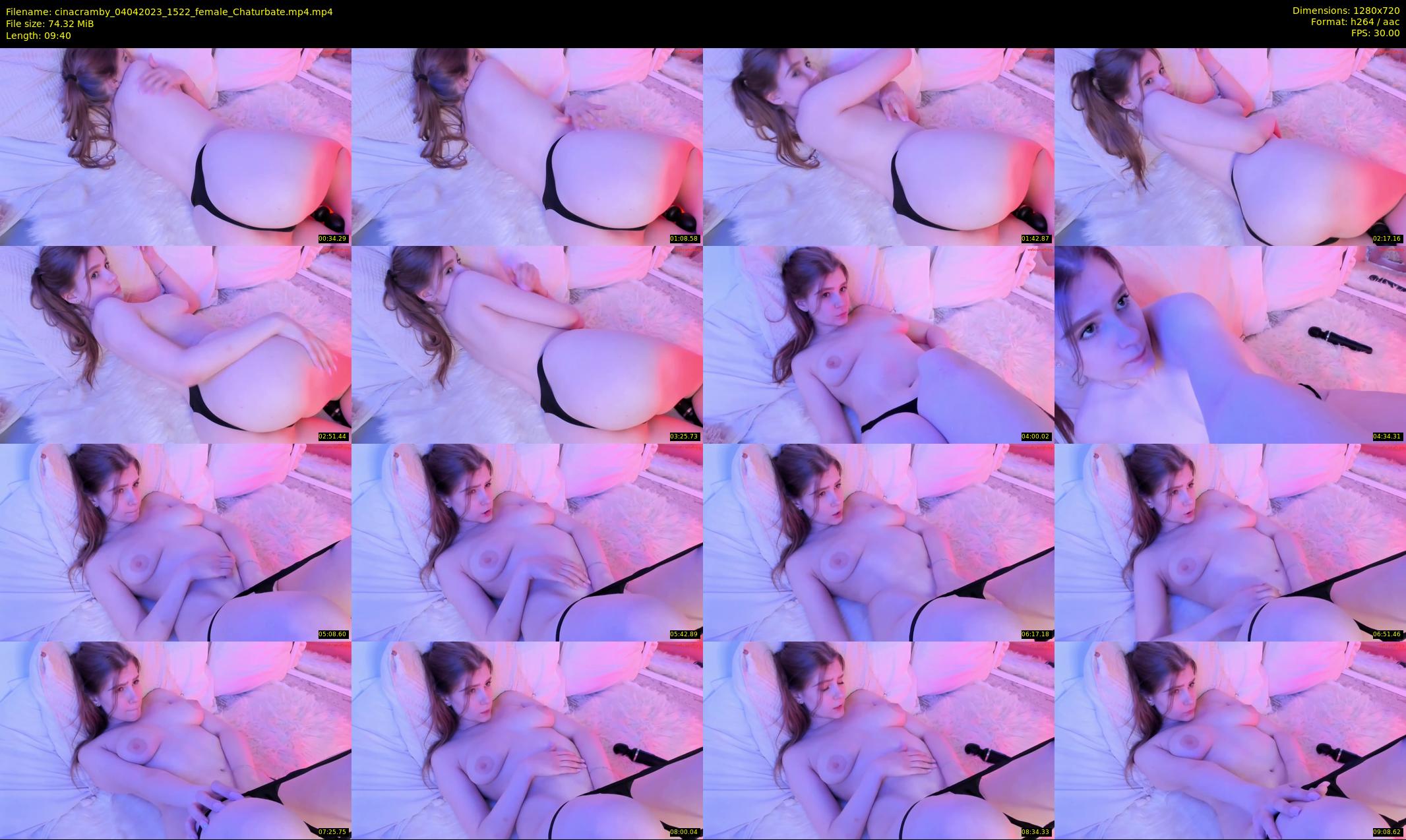 cinacramby — 10 minute Chaturbate female cam show recording, 720p, Apr 4, 2023